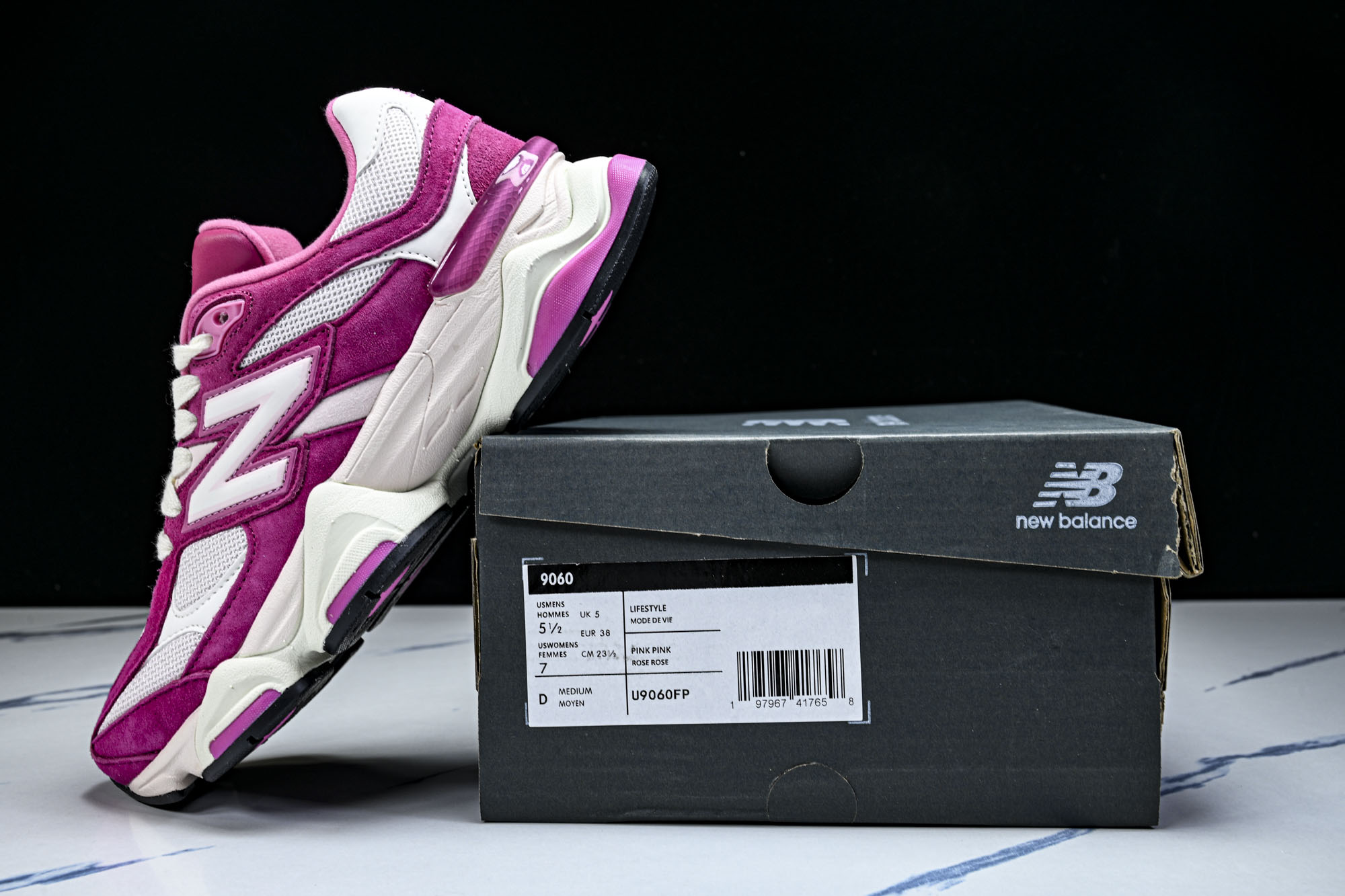 New Balance NB9060 联名款 复古休闲运动慢跑鞋U9060FP #YZ010#鞋款灵感源