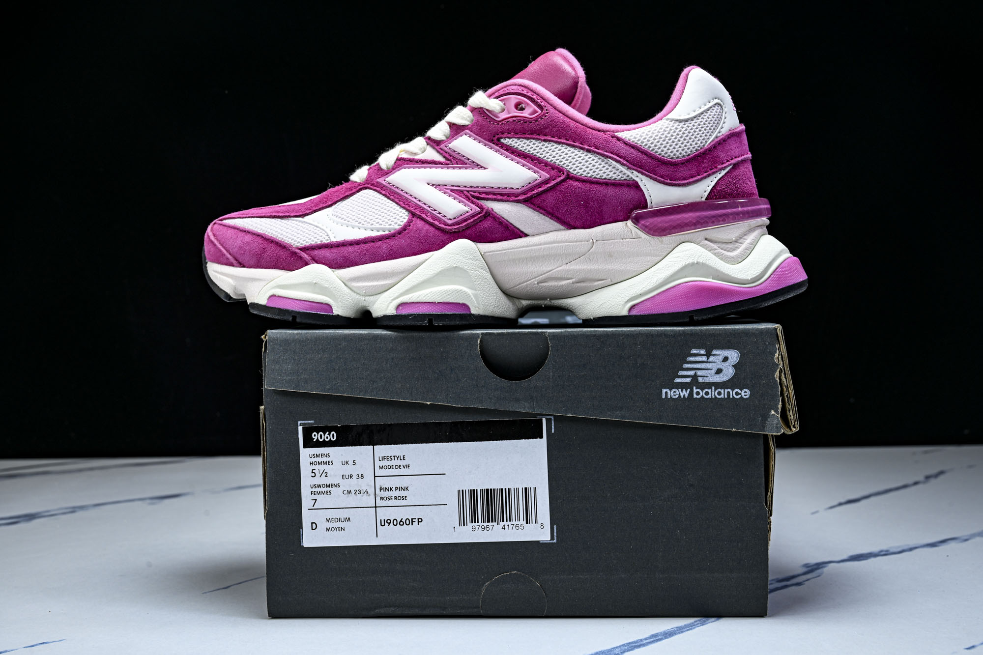 New Balance NB9060 联名款 复古休闲运动慢跑鞋U9060FP #YZ010#鞋款灵感源