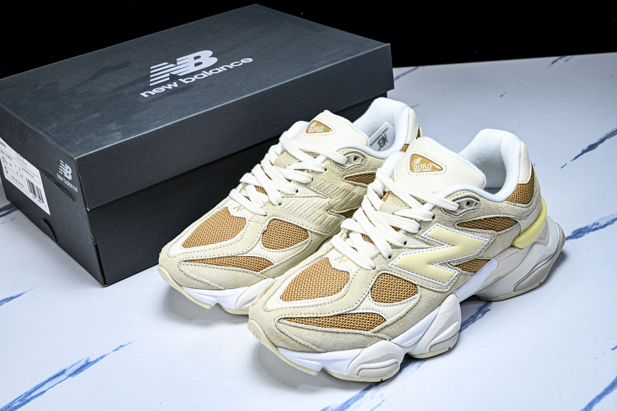 New Balance NB9060 联名款 复古休闲运动慢跑鞋U9060FW #YZ010#鞋款灵感源