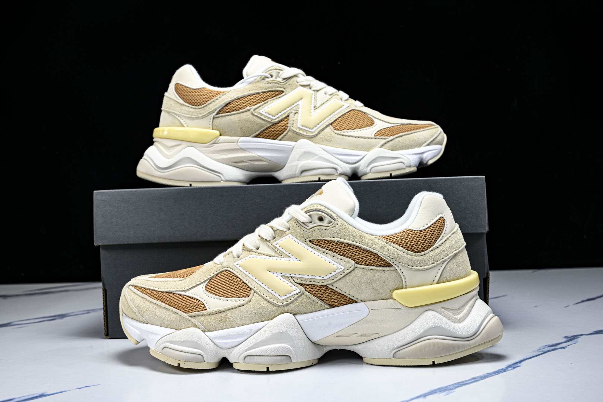 New Balance NB9060 联名款 复古休闲运动慢跑鞋U9060FW #YZ010#鞋款灵感源