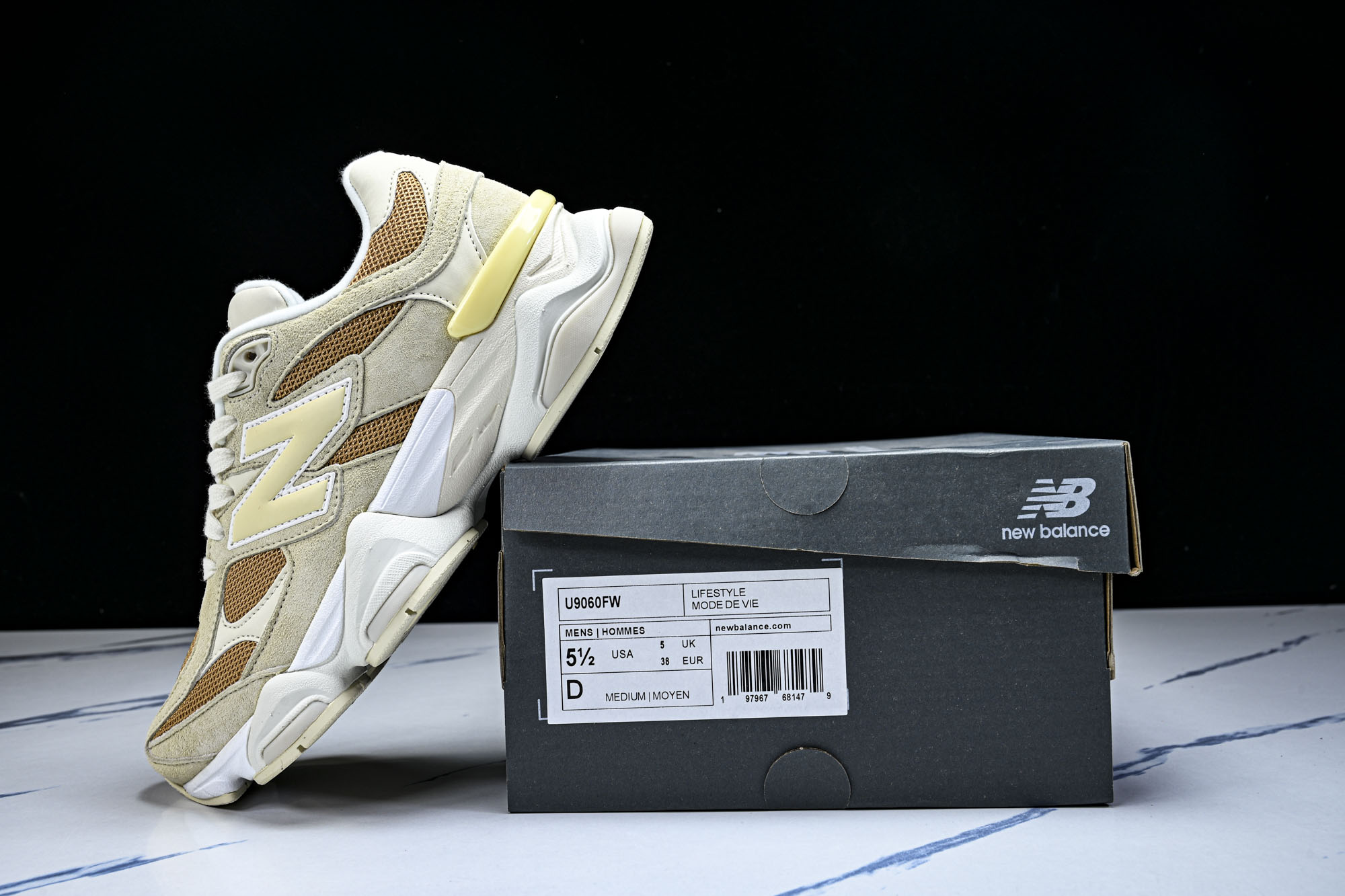 New Balance NB9060 联名款 复古休闲运动慢跑鞋U9060FW #YZ010#鞋款灵感源