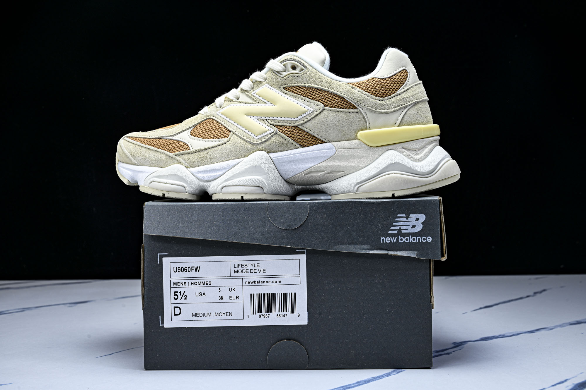 New Balance NB9060 联名款 复古休闲运动慢跑鞋U9060FW #YZ010#鞋款灵感源