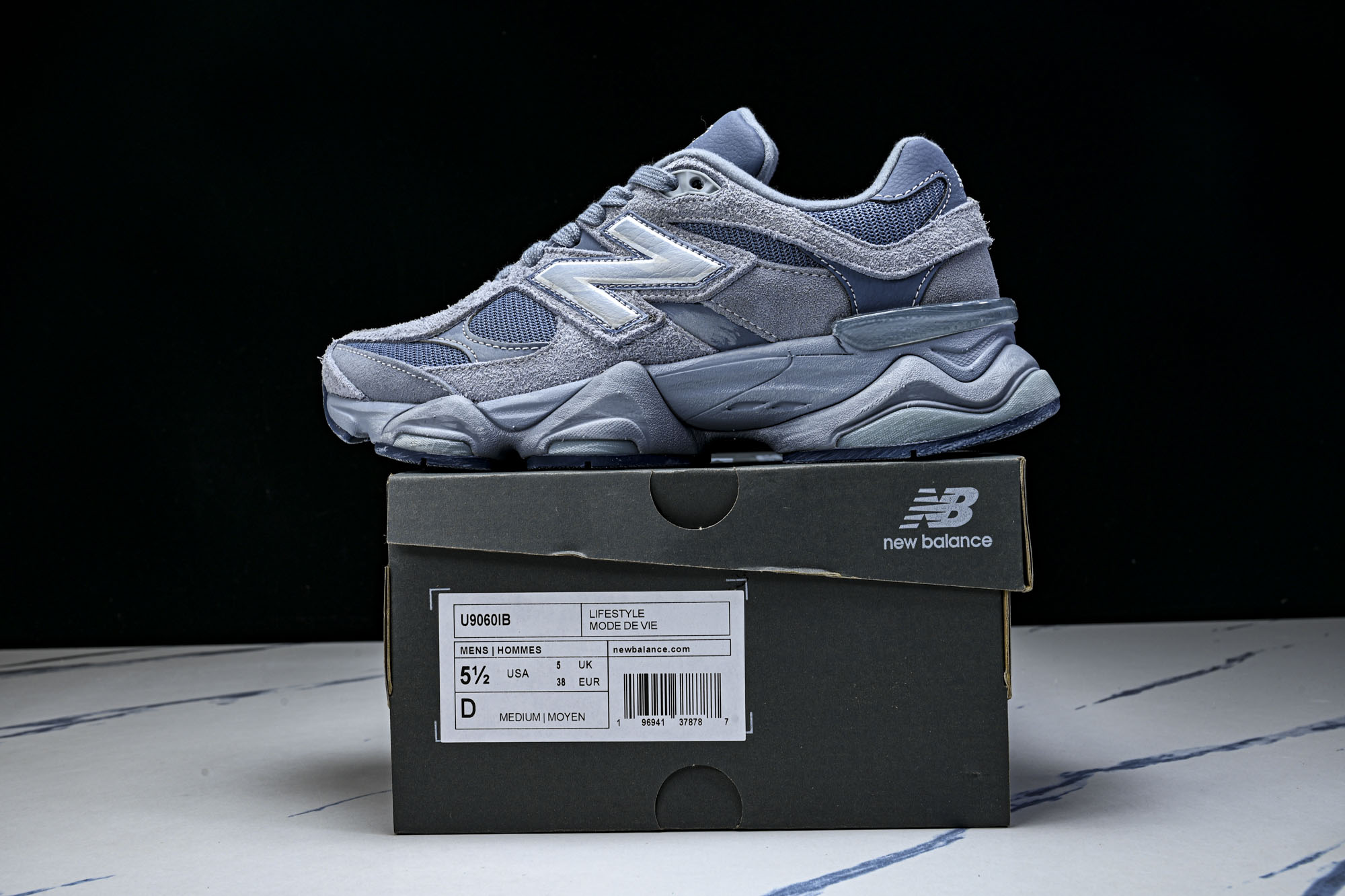 New Balance NB9060 联名款 复古休闲运动慢跑鞋U9060IB #YZ010#鞋款灵感源