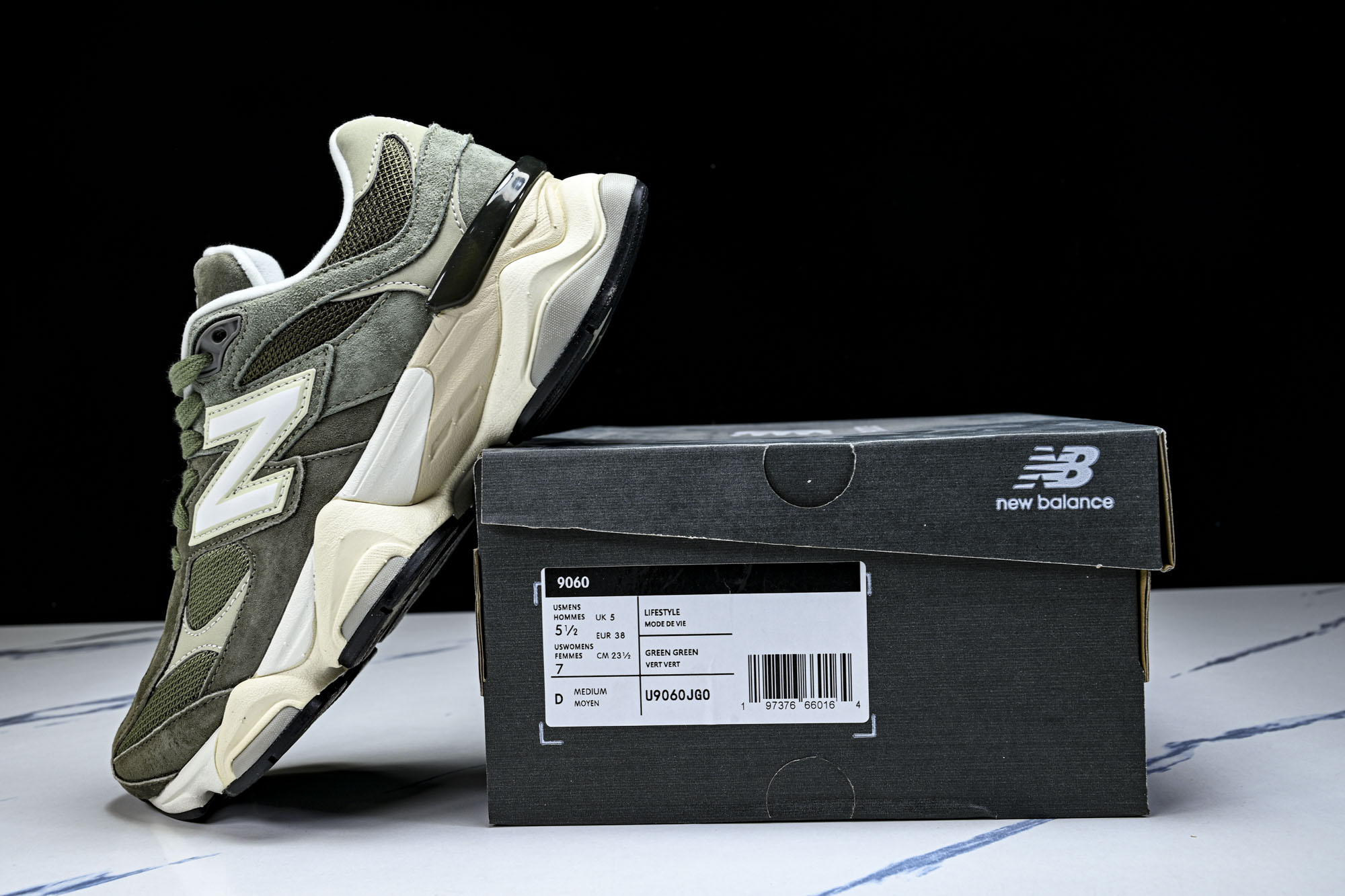 New Balance NB9060 联名款 复古休闲运动慢跑鞋U9060JG0 #YZ010#鞋款灵感