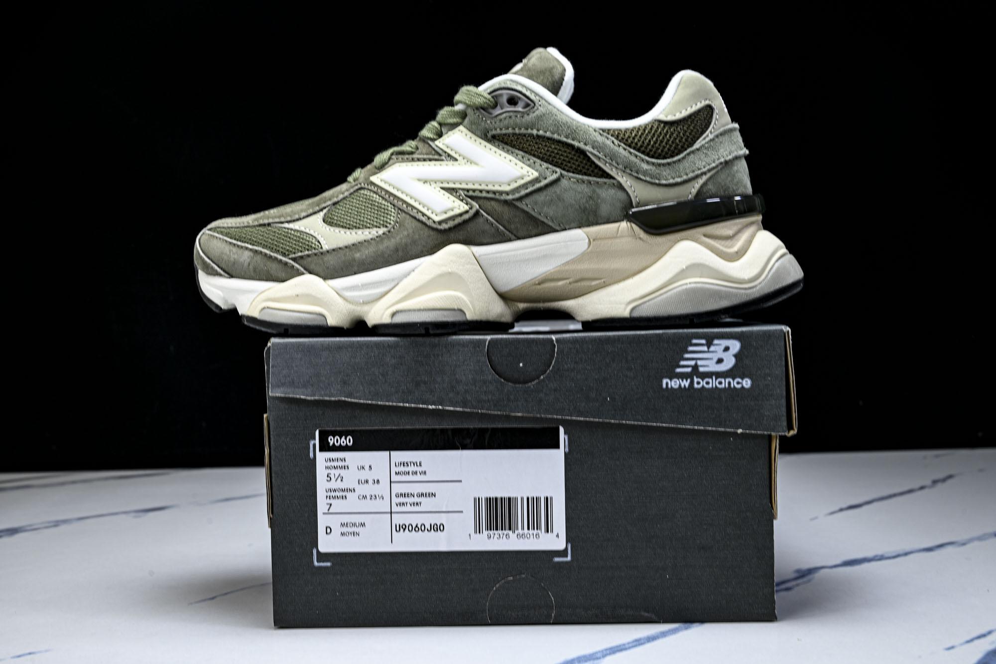New Balance NB9060 联名款 复古休闲运动慢跑鞋U9060JG0 #YZ010#鞋款灵感