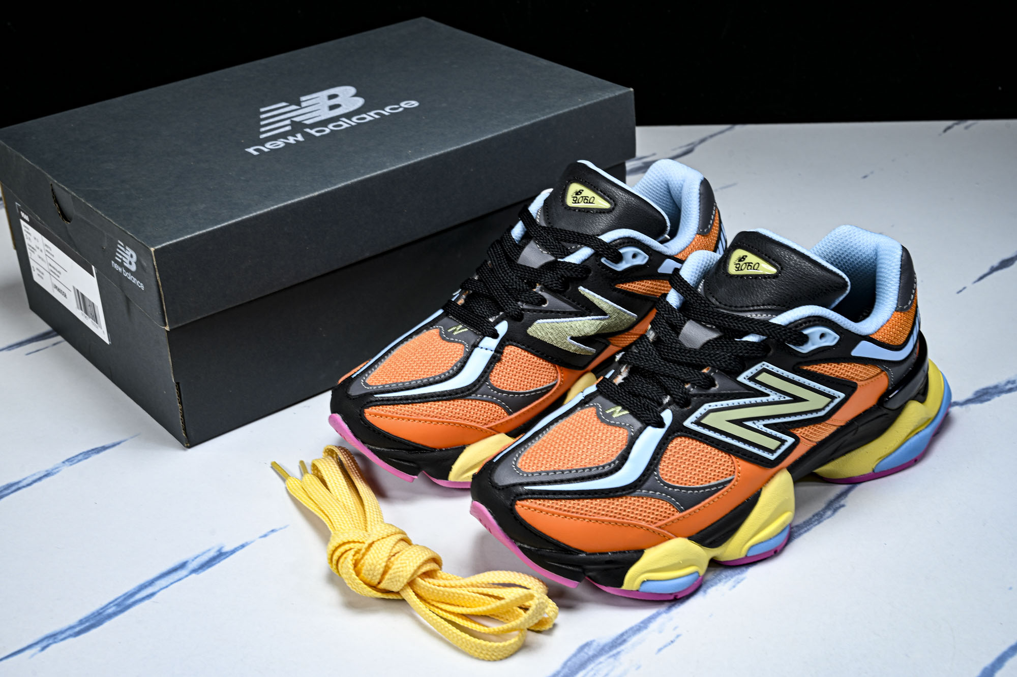 New Balance NB9060 联名款 复古休闲运动慢跑鞋U9060OGB #YZ010#鞋款灵感