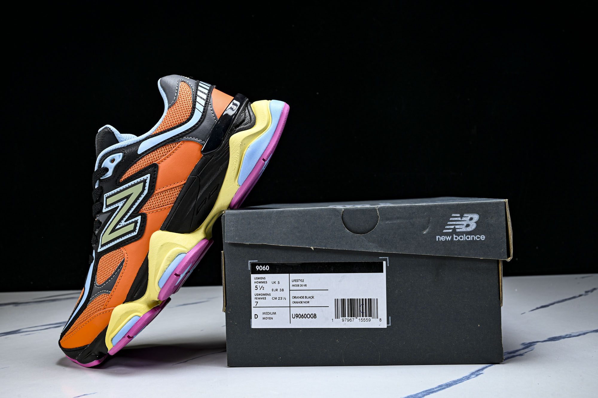 New Balance NB9060 联名款 复古休闲运动慢跑鞋U9060OGB #YZ010#鞋款灵感