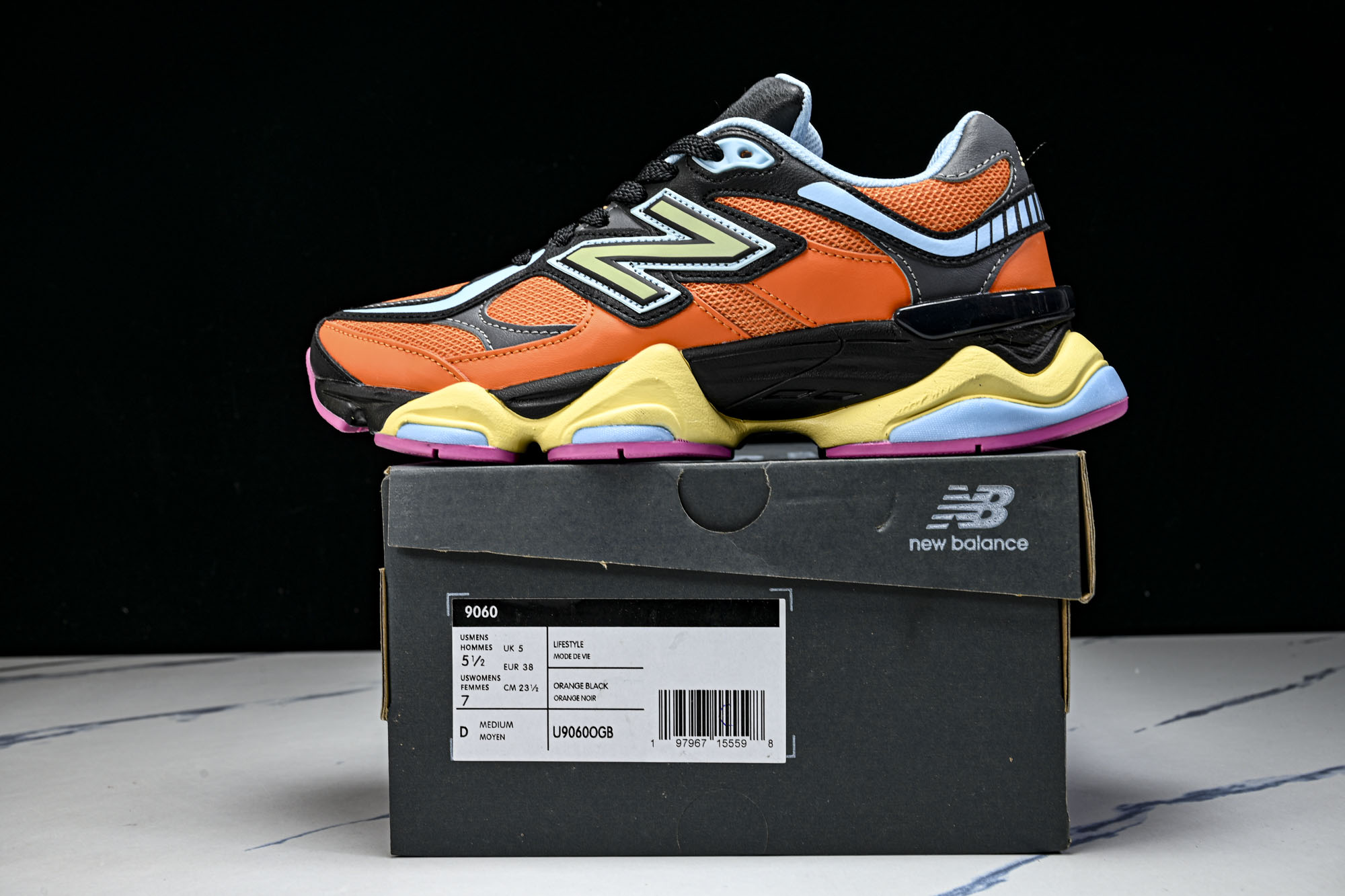 New Balance NB9060 联名款 复古休闲运动慢跑鞋U9060OGB #YZ010#鞋款灵感