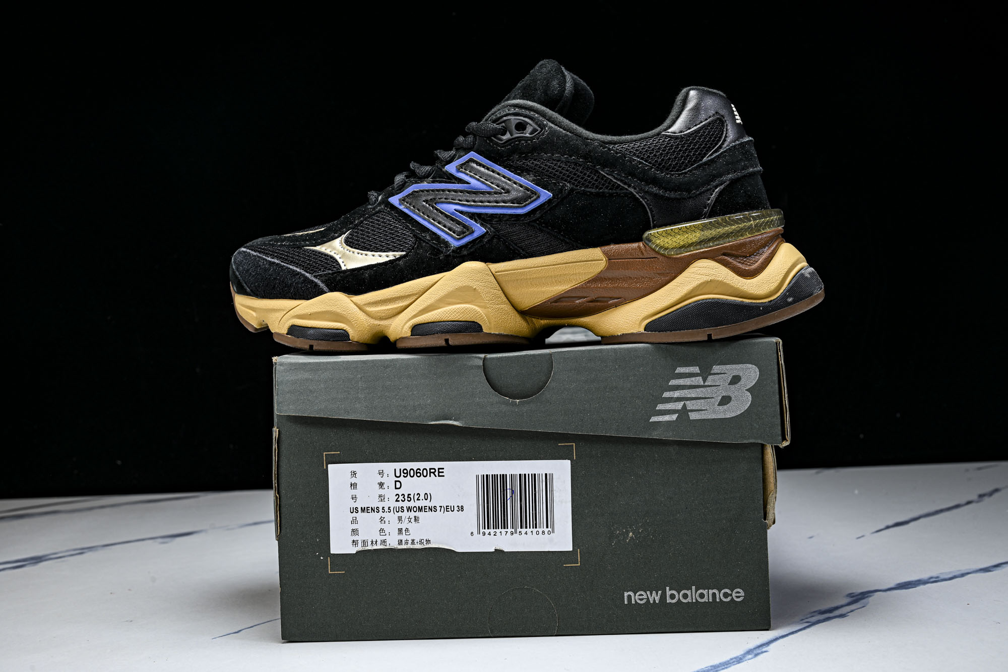 New Balance NB9060 联名款 复古休闲运动慢跑鞋U9060RE #YZ010#鞋款灵感源