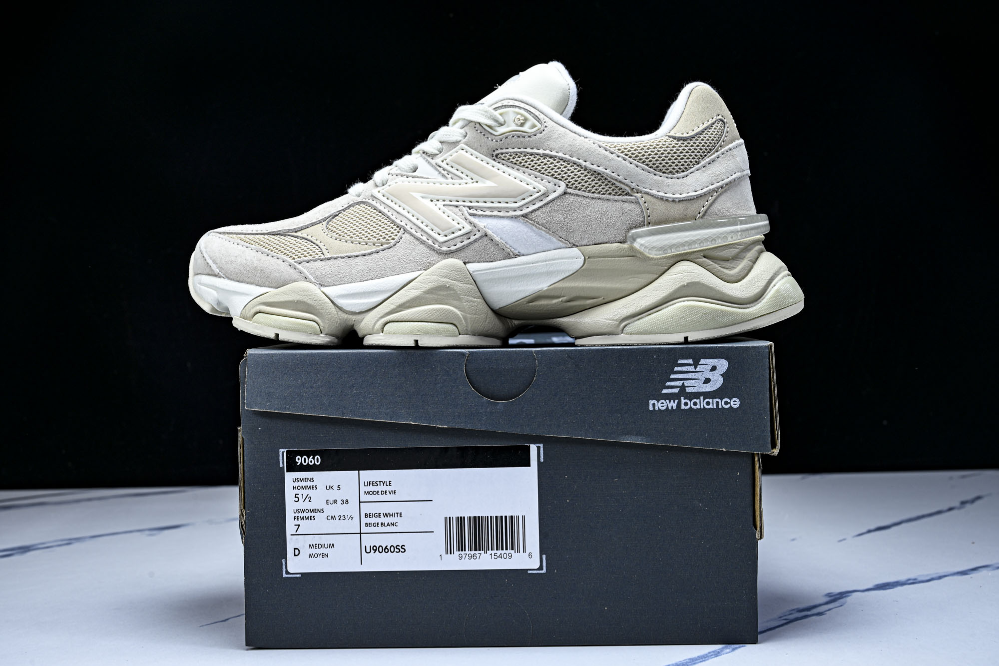 New Balance NB9060 联名款 复古休闲运动慢跑鞋U9060SS #YZ010#鞋款灵感源
