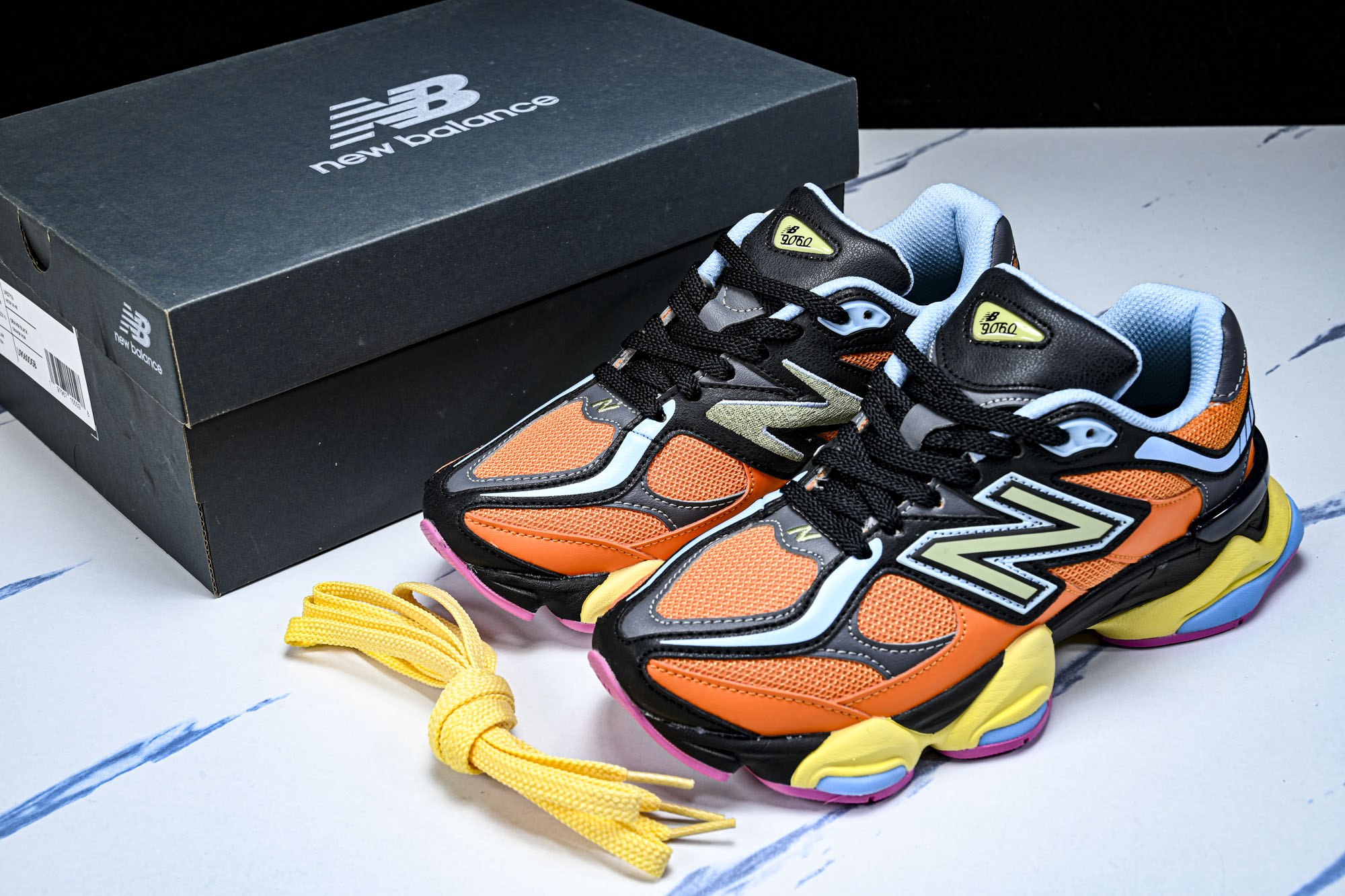 New Balance NB9060 联名款 复古休闲运动慢跑鞋U90600GB #YZ010#鞋款灵感