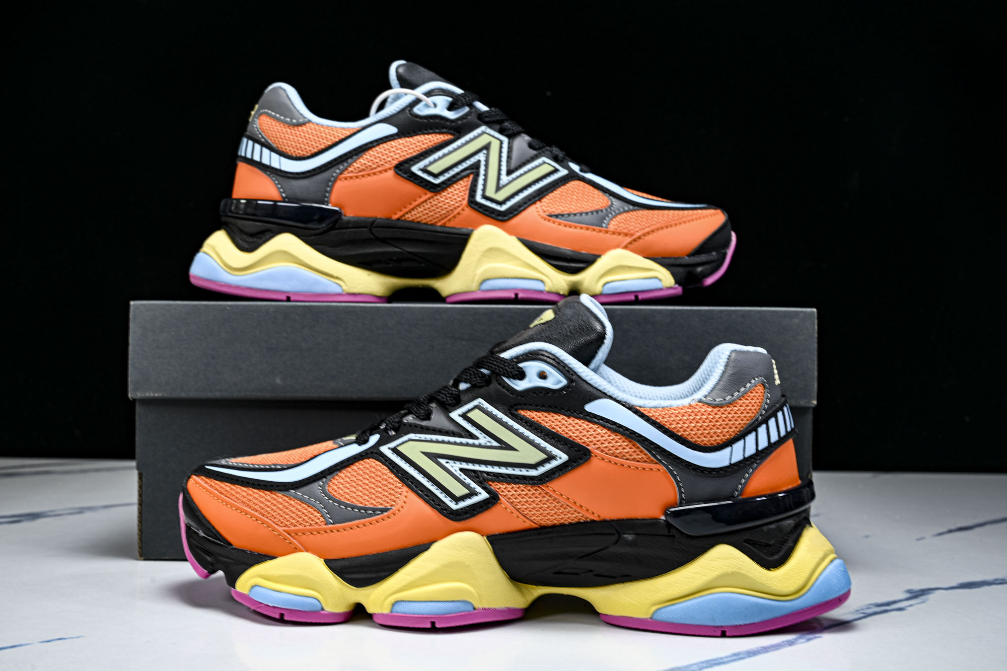 New Balance NB9060 联名款 复古休闲运动慢跑鞋U90600GB #YZ010#鞋款灵感