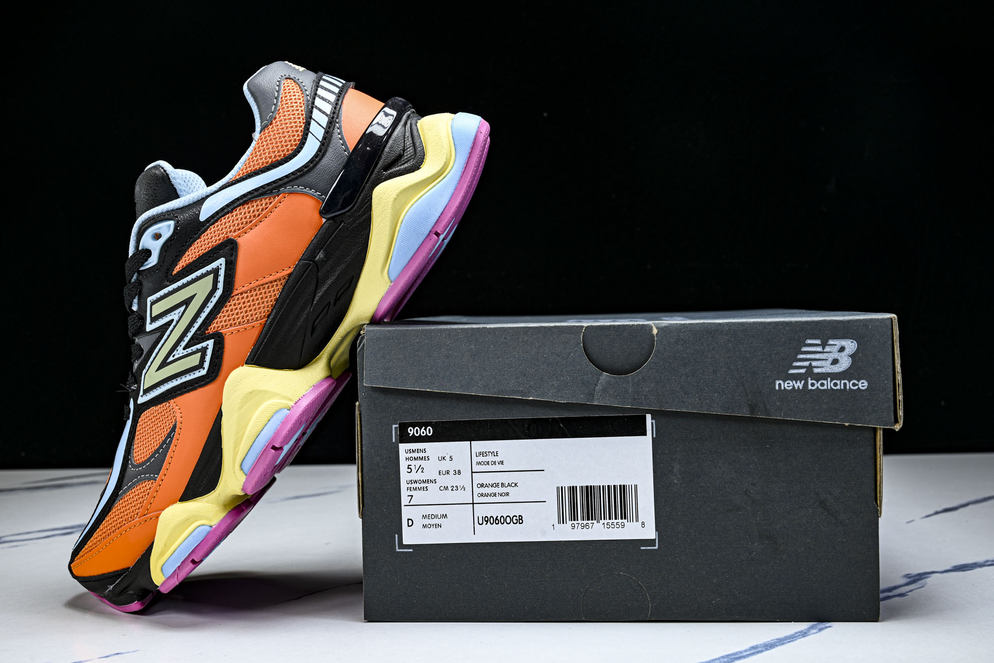 New Balance NB9060 联名款 复古休闲运动慢跑鞋U90600GB #YZ010#鞋款灵感