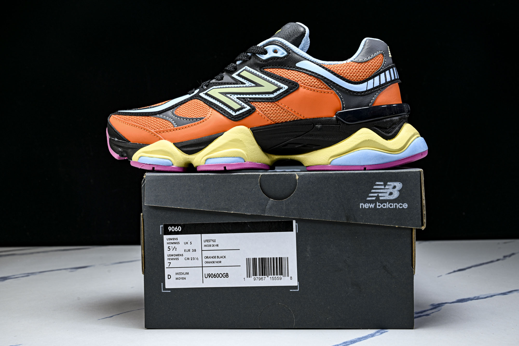 New Balance NB9060 联名款 复古休闲运动慢跑鞋U90600GB #YZ010#鞋款灵感