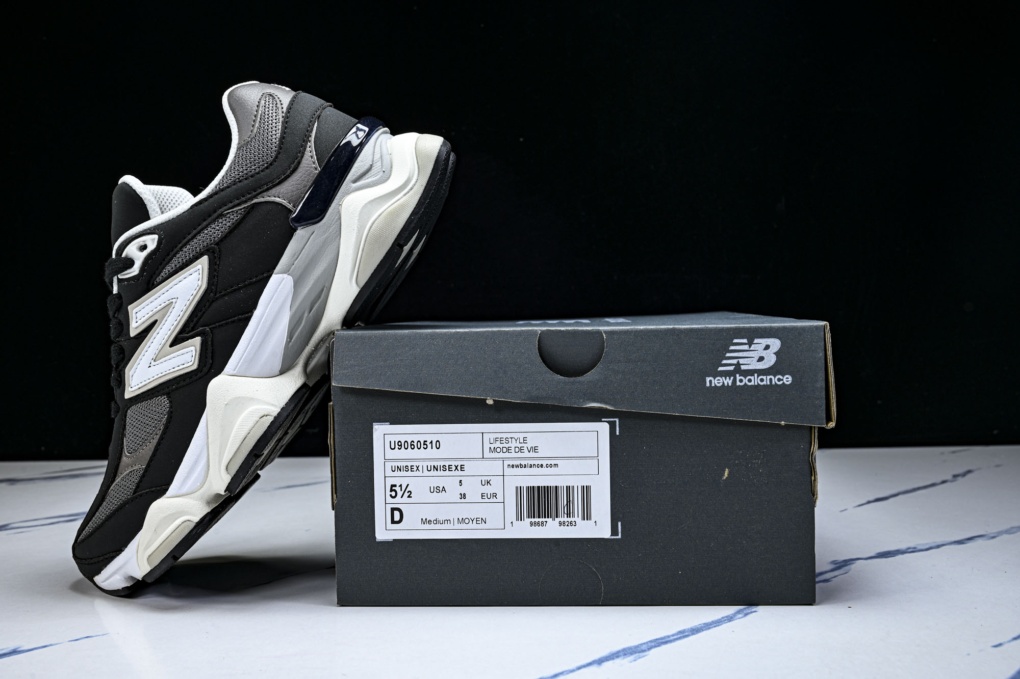 New Balance NB9060 联名款 复古休闲运动慢跑鞋U #YZ010#鞋款灵感源自设计师本人