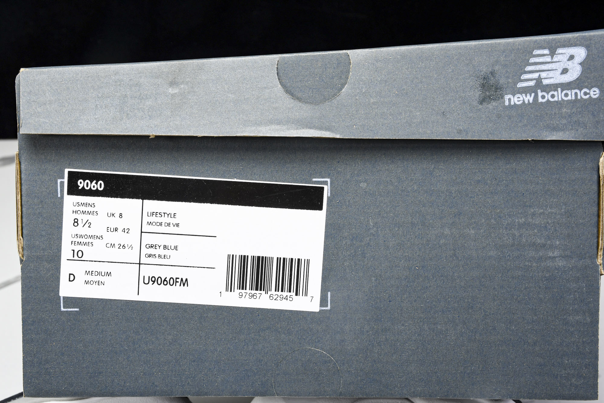 New Balance NB9060系列 复古休闲运动慢跑鞋 U9060FM #YZ010#鞋款灵感源自
