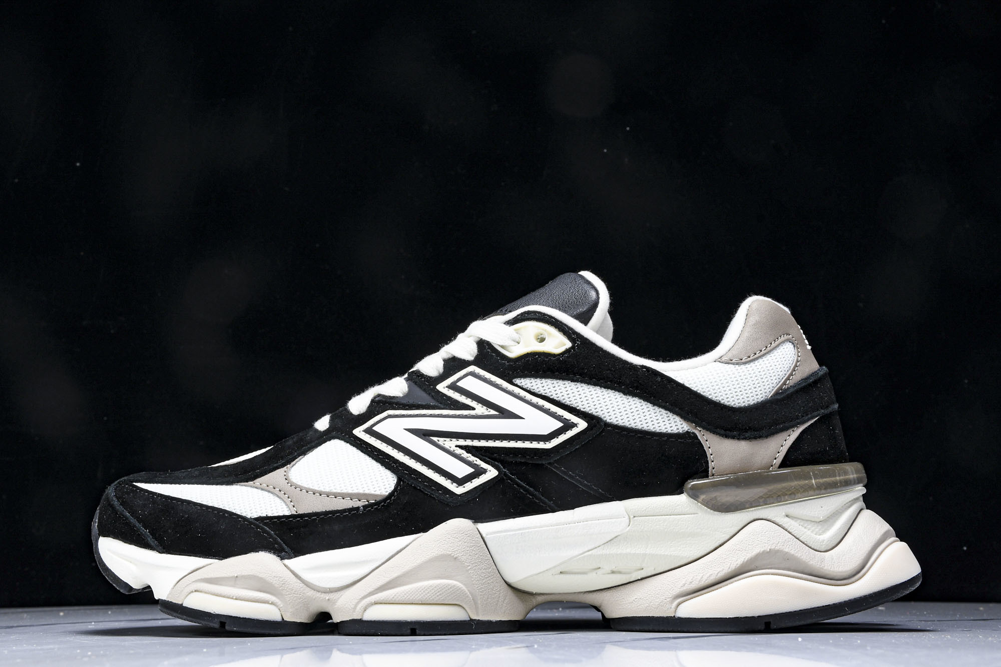 New Balance NB 9060 Sea Salt 黑白  货号：U9060BLZ #YZ010#