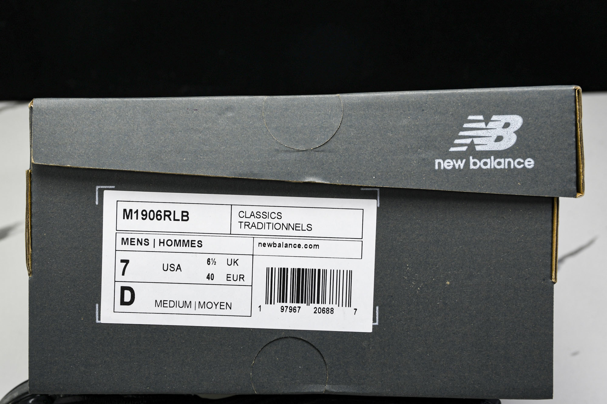 New Balance 1906系列复古老爹风休闲运动慢跑鞋 M1906RLB #YZ010#鞋款灵感源