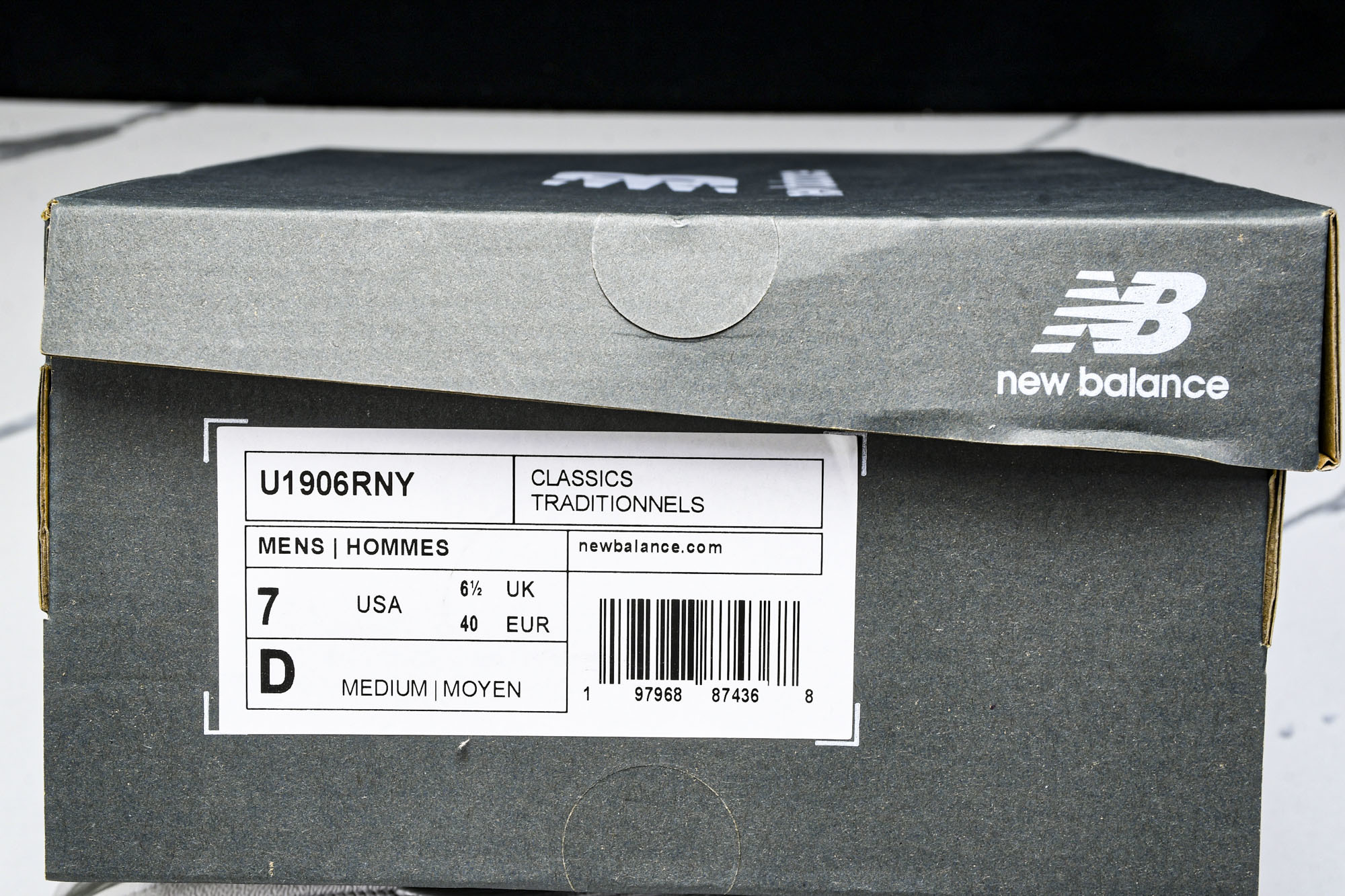 New Balance 1906系列复古老爹风休闲运动慢跑鞋 M1906RNY #YZ01036 37 
