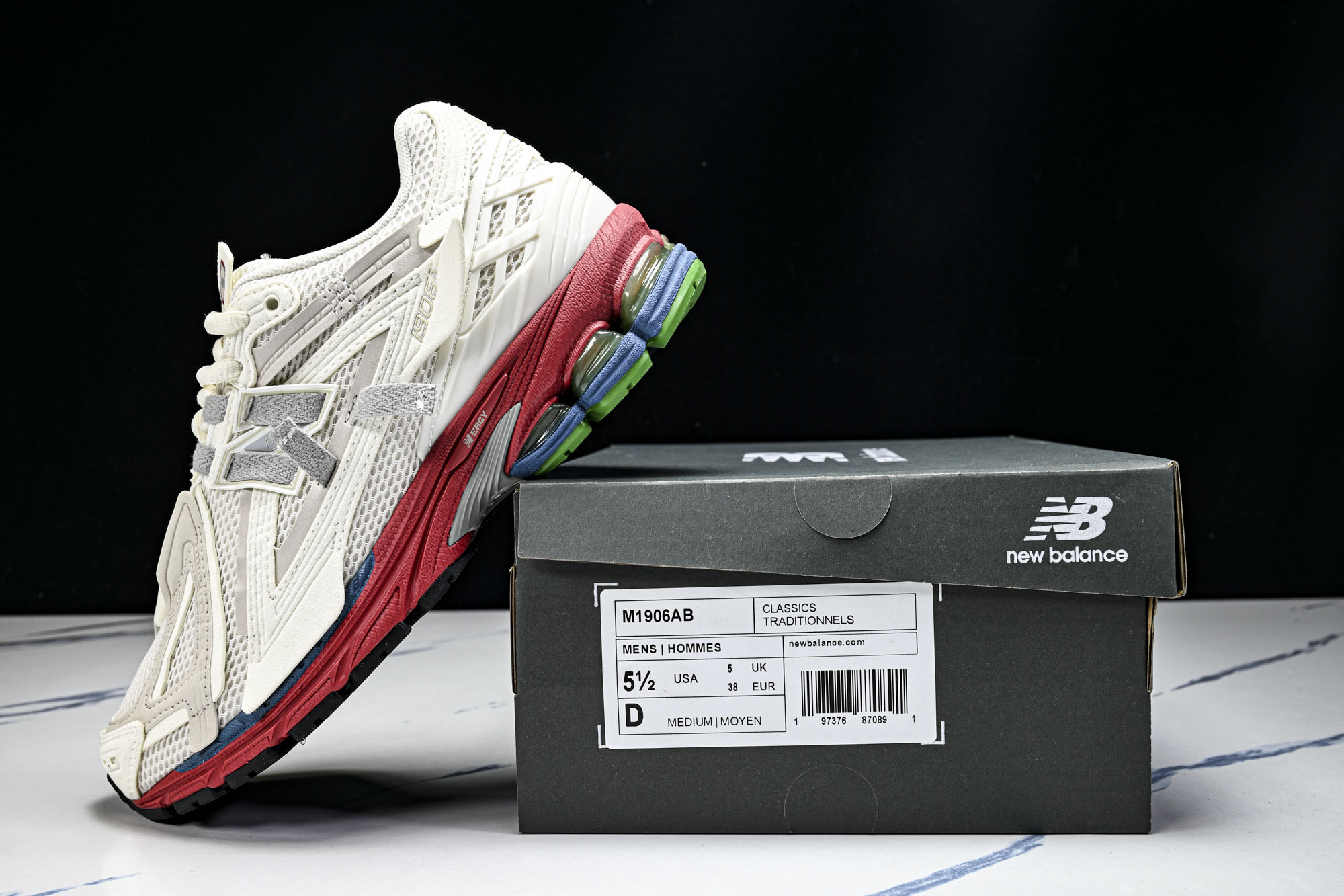 New Balance 1906系列复古老爹风休闲运动慢跑鞋M1906AB #YZ010#鞋款灵感源自设