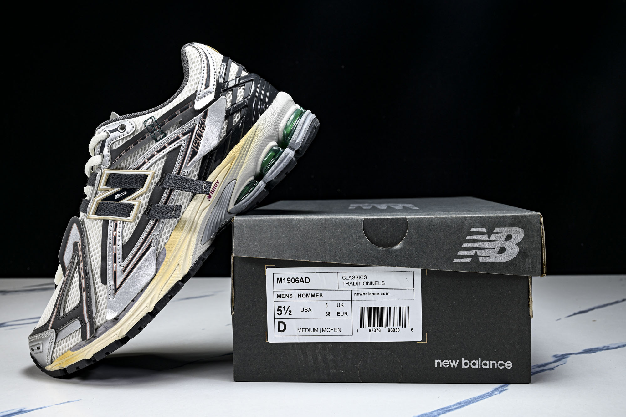 New Balance 1906系列复古老爹风休闲运动慢跑鞋M1906AD #YZ010#鞋款灵感源自设
