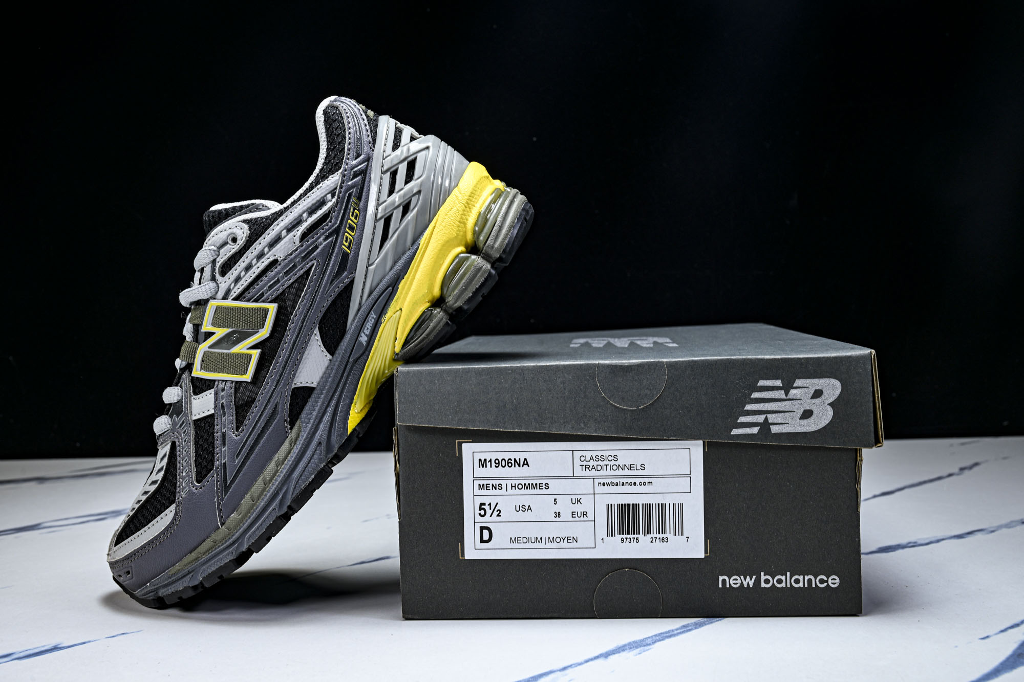 New Balance 1906系列复古老爹风休闲运动慢跑鞋M1906NA #YZ010#鞋款灵感源自设