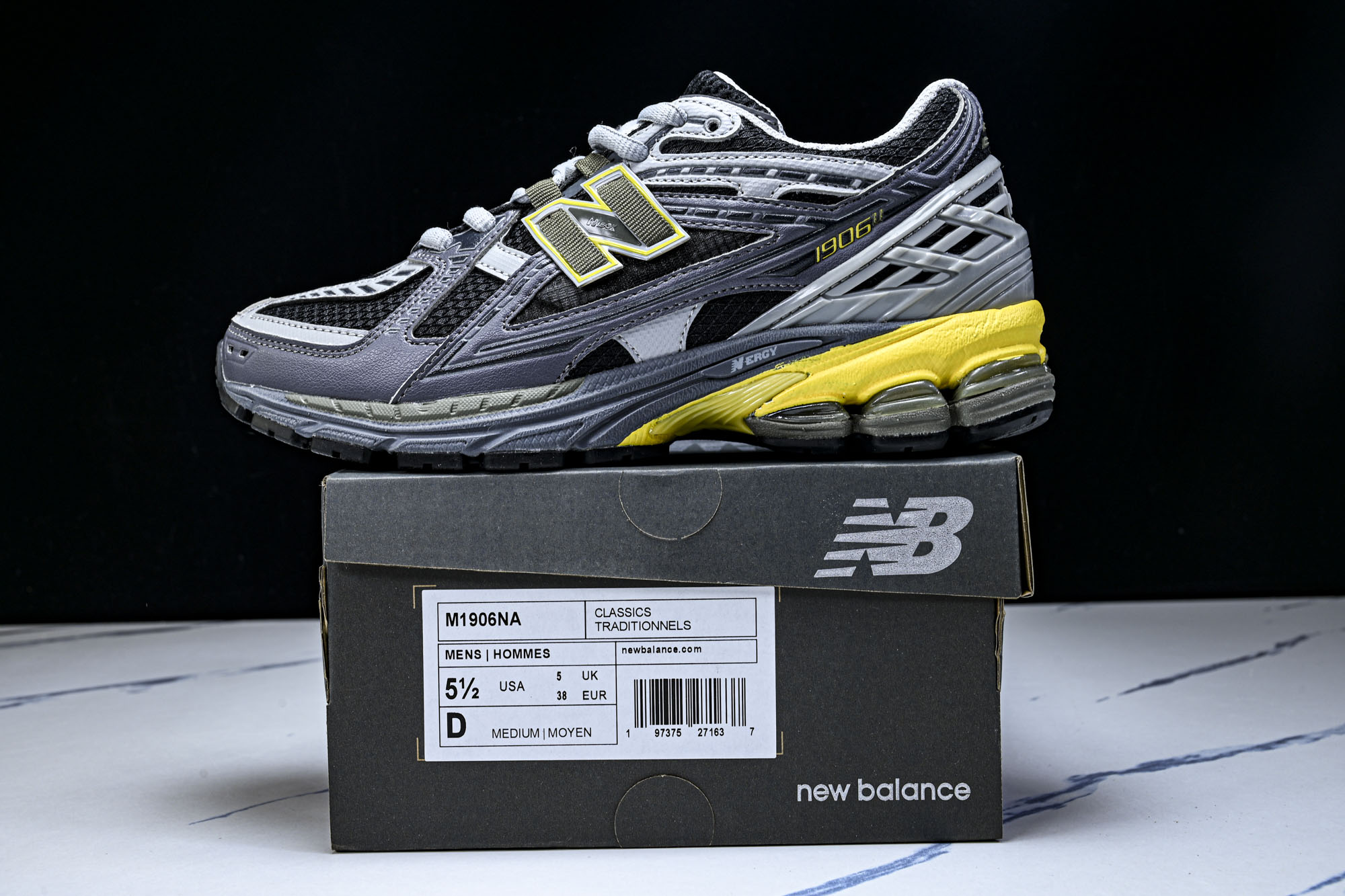 New Balance 1906系列复古老爹风休闲运动慢跑鞋M1906NA #YZ010#鞋款灵感源自设
