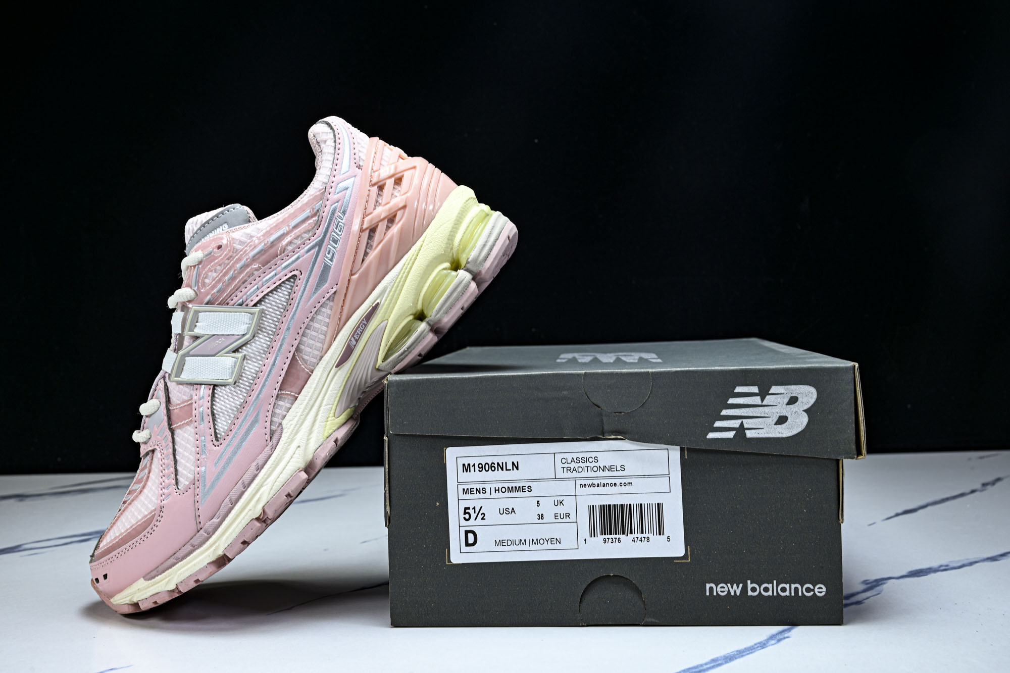 New Balance 1906系列复古老爹风休闲运动慢跑鞋M1906NLN #YZ010#鞋款灵感源自