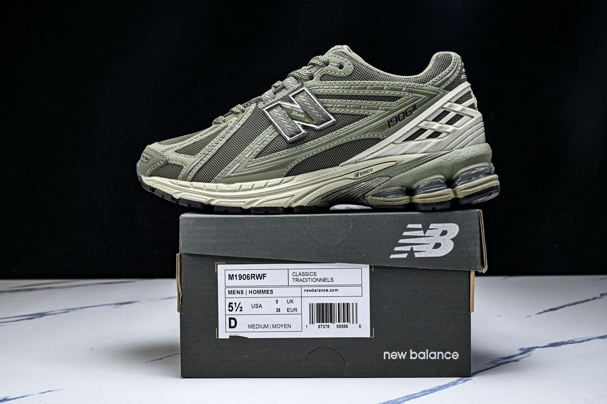 New Balance 1906系列复古老爹风休闲运动慢跑鞋M1906RWF #YZ010#鞋款灵感源自