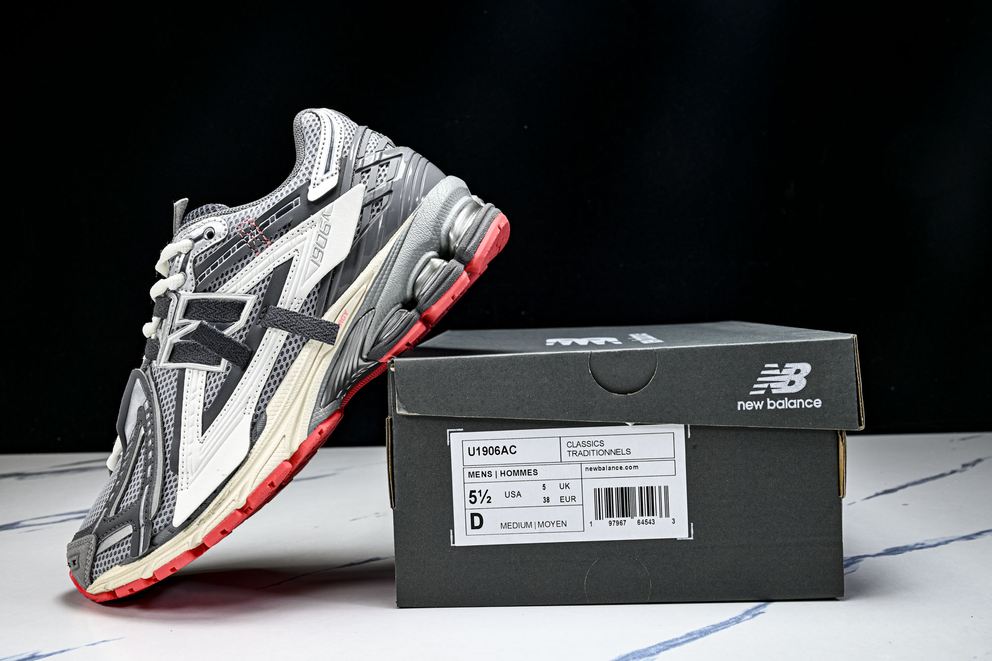 New Balance 1906系列复古老爹风休闲运动慢跑鞋U1906AC #YZ010#鞋款灵感源自设
