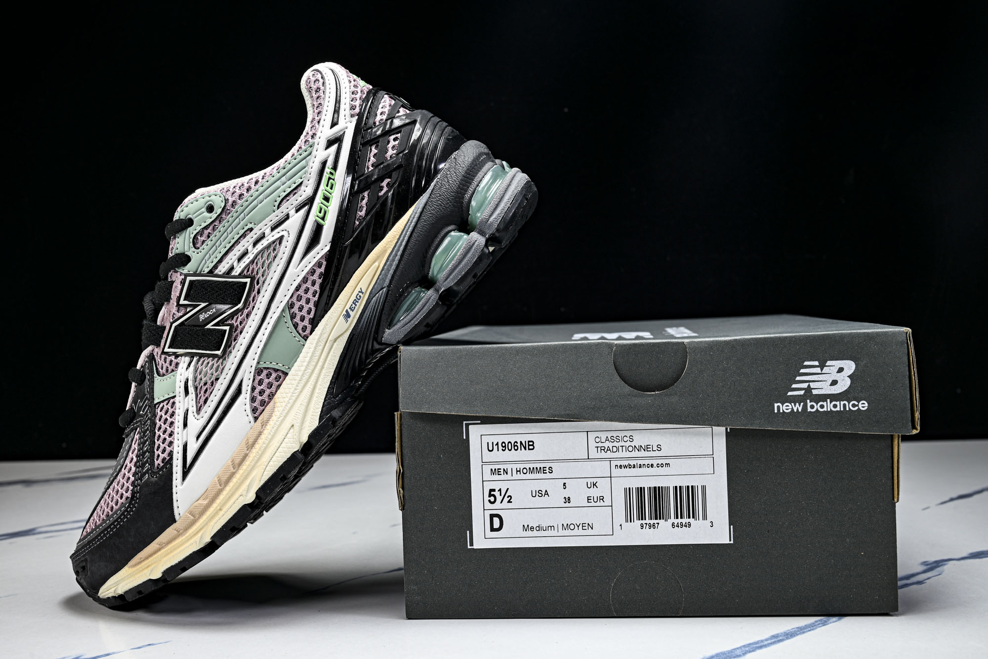 New Balance 1906系列复古老爹风休闲运动慢跑鞋U1906NB #YZ010#鞋款灵感源自设