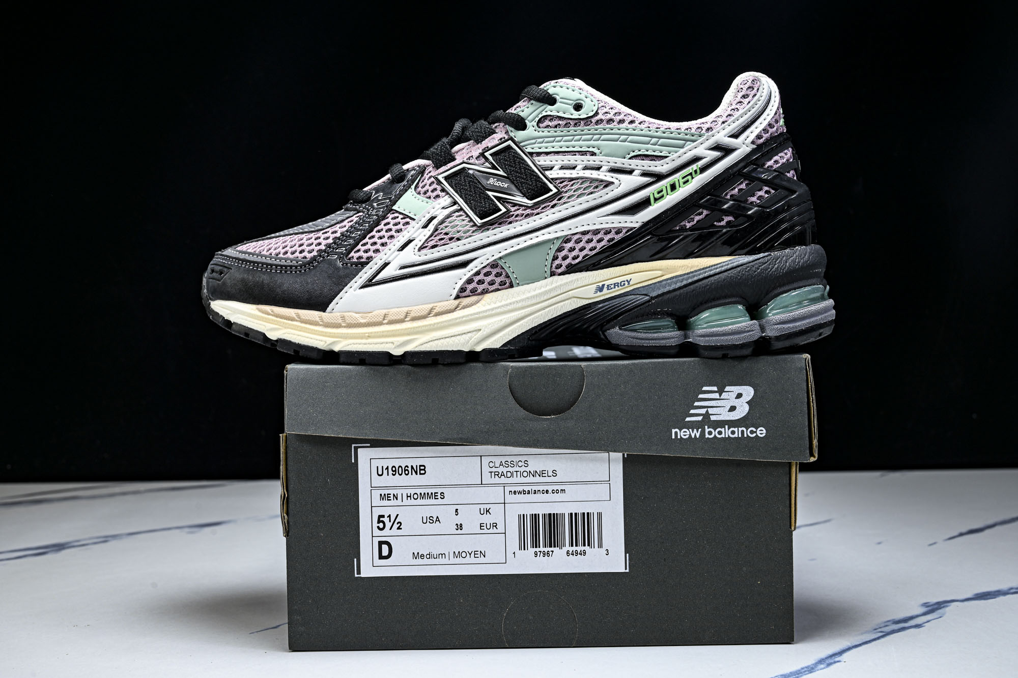 New Balance 1906系列复古老爹风休闲运动慢跑鞋U1906NB #YZ010#鞋款灵感源自设