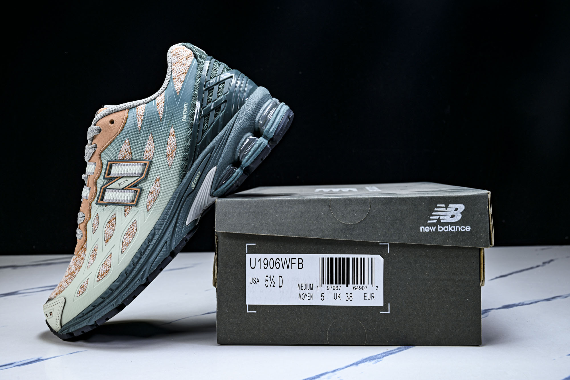 New Balance 1906系列复古老爹风休闲运动慢跑鞋U1906WFB #YZ010#鞋款灵感源自