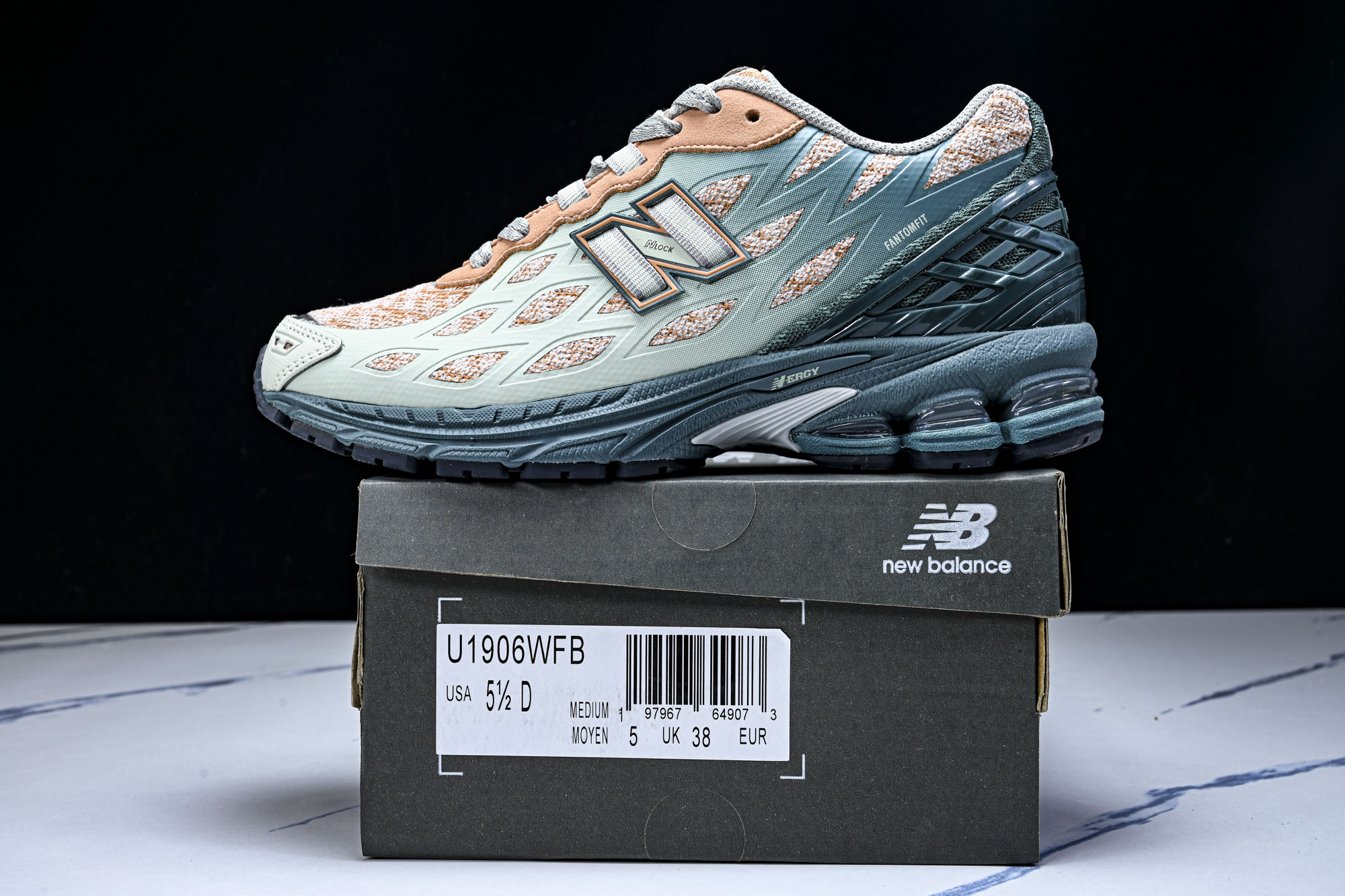 New Balance 1906系列复古老爹风休闲运动慢跑鞋U1906WFB #YZ010#鞋款灵感源自