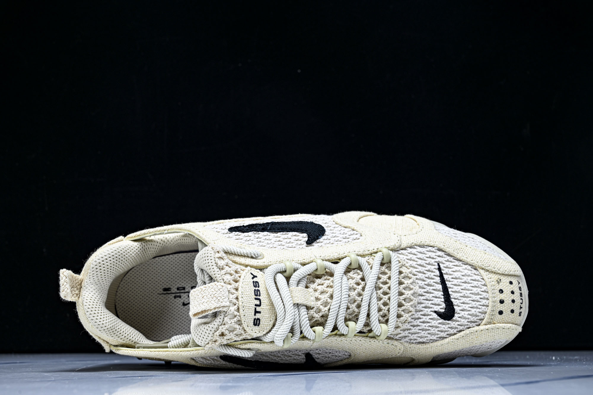 Stussy x Nk Air Zoom Spiridon Caged 2 斯皮里牢东笼2代“乳白麻黑布
