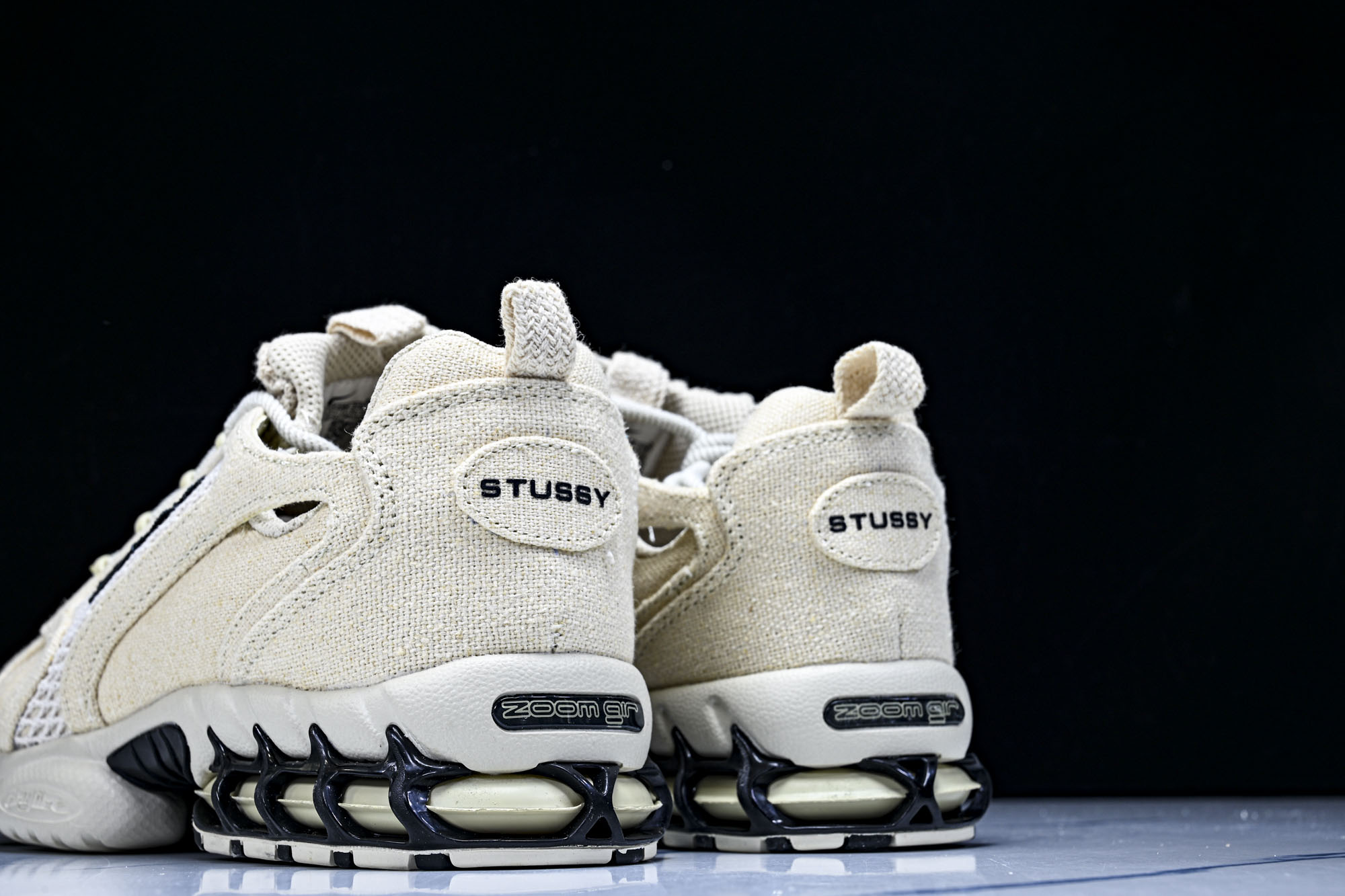 Stussy x Nk Air Zoom Spiridon Caged 2 斯皮里牢东笼2代“乳白麻黑布