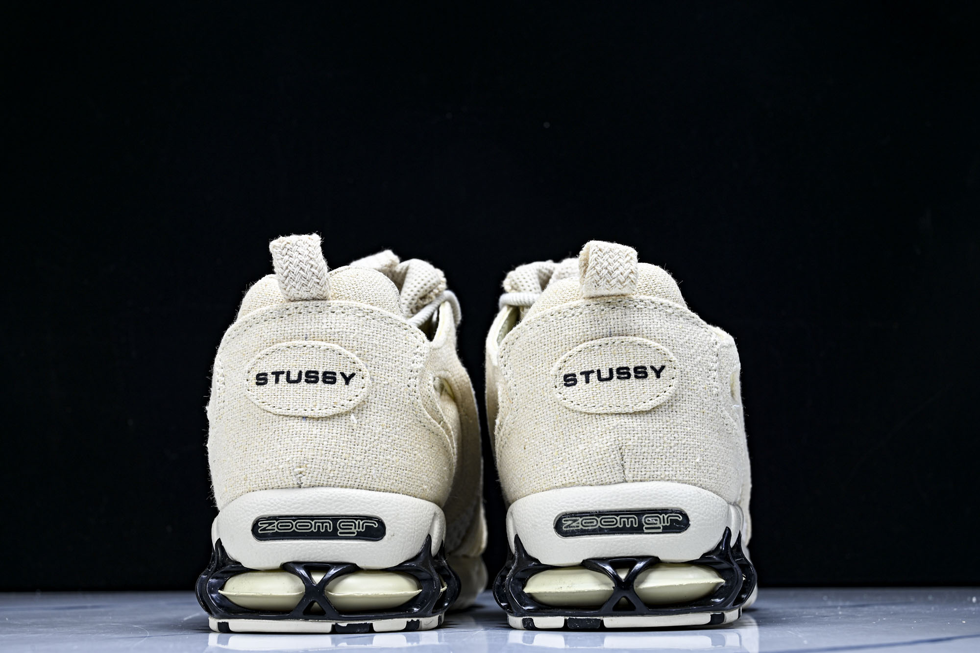 Stussy x Nk Air Zoom Spiridon Caged 2 斯皮里牢东笼2代“乳白麻黑布