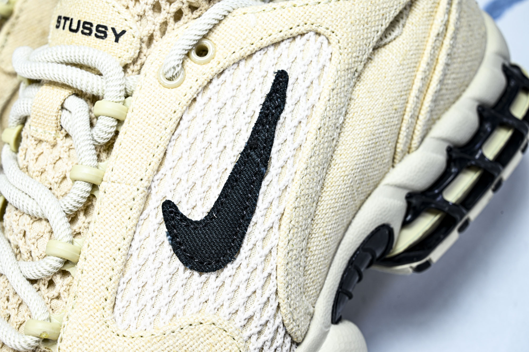 Stussy x Nk Air Zoom Spiridon Caged 2 斯皮里牢东笼2代“乳白麻黑布