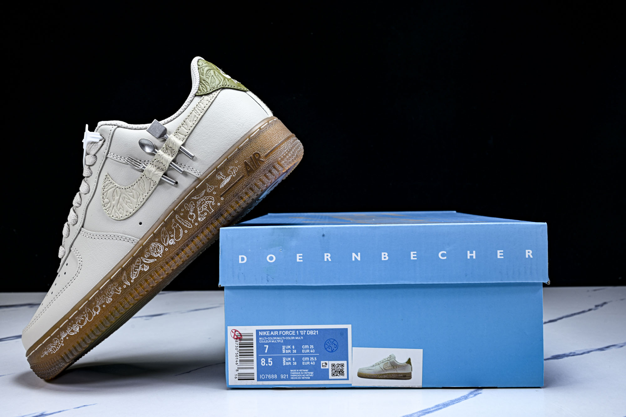 Nike Air Force 1'07 Low 厨房主义 空军一号低帮休闲板鞋 IO7688-921空军