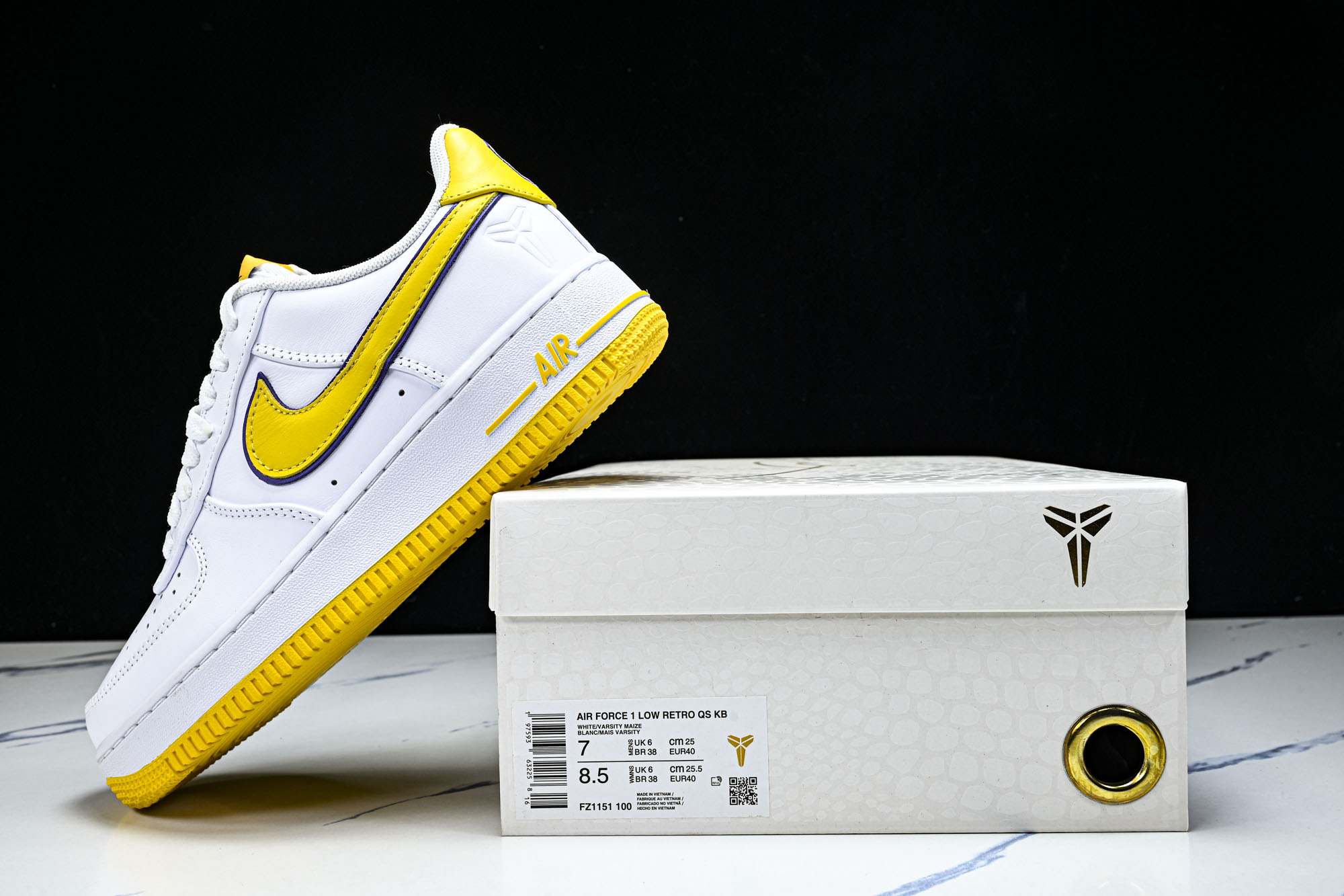 Nk Air Force 1'07 Low 科比  空军一号低帮休闲板鞋 FZ1151-100 YZ00
