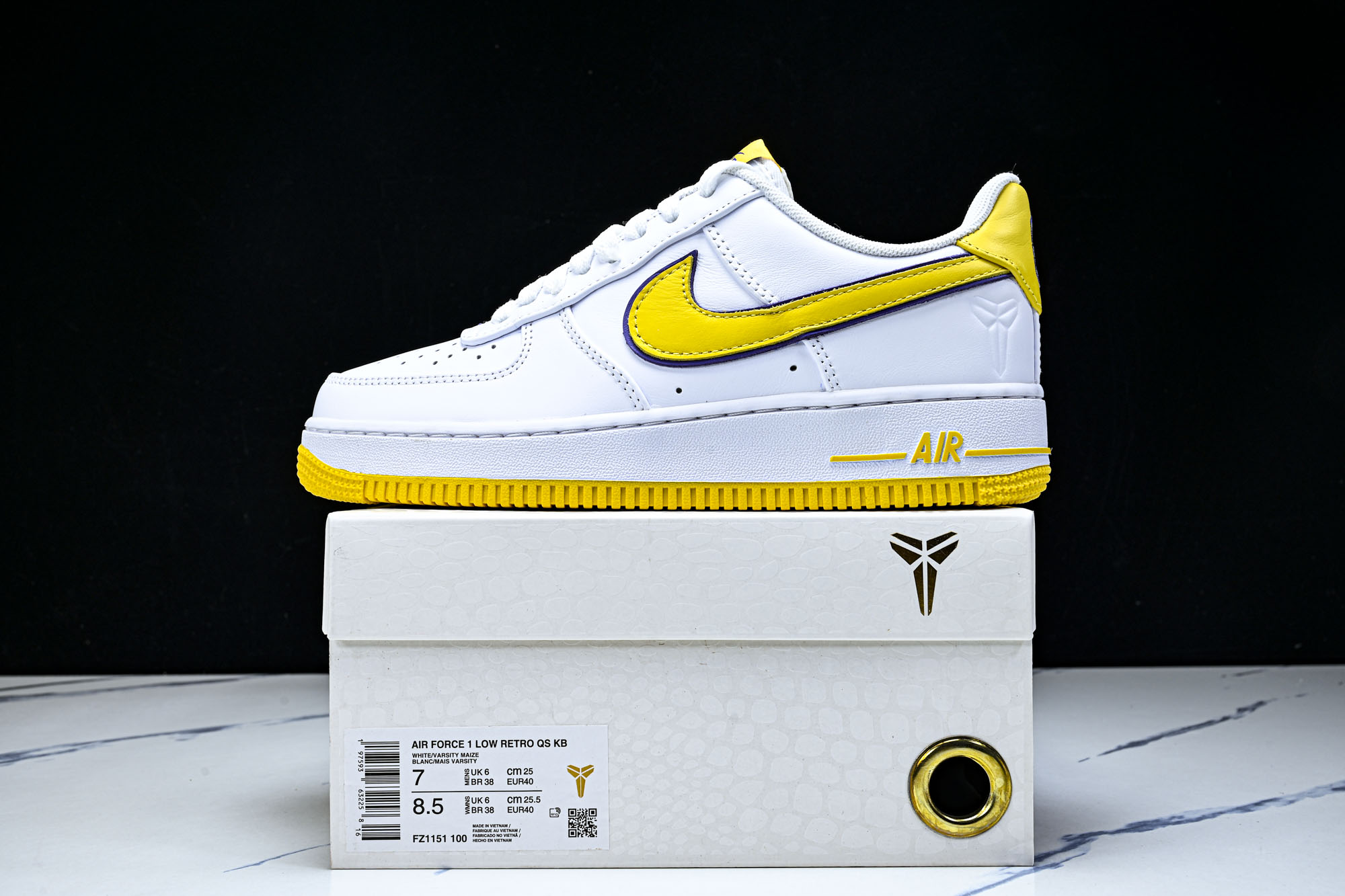 Nk Air Force 1'07 Low 科比  空军一号低帮休闲板鞋 FZ1151-100 YZ00