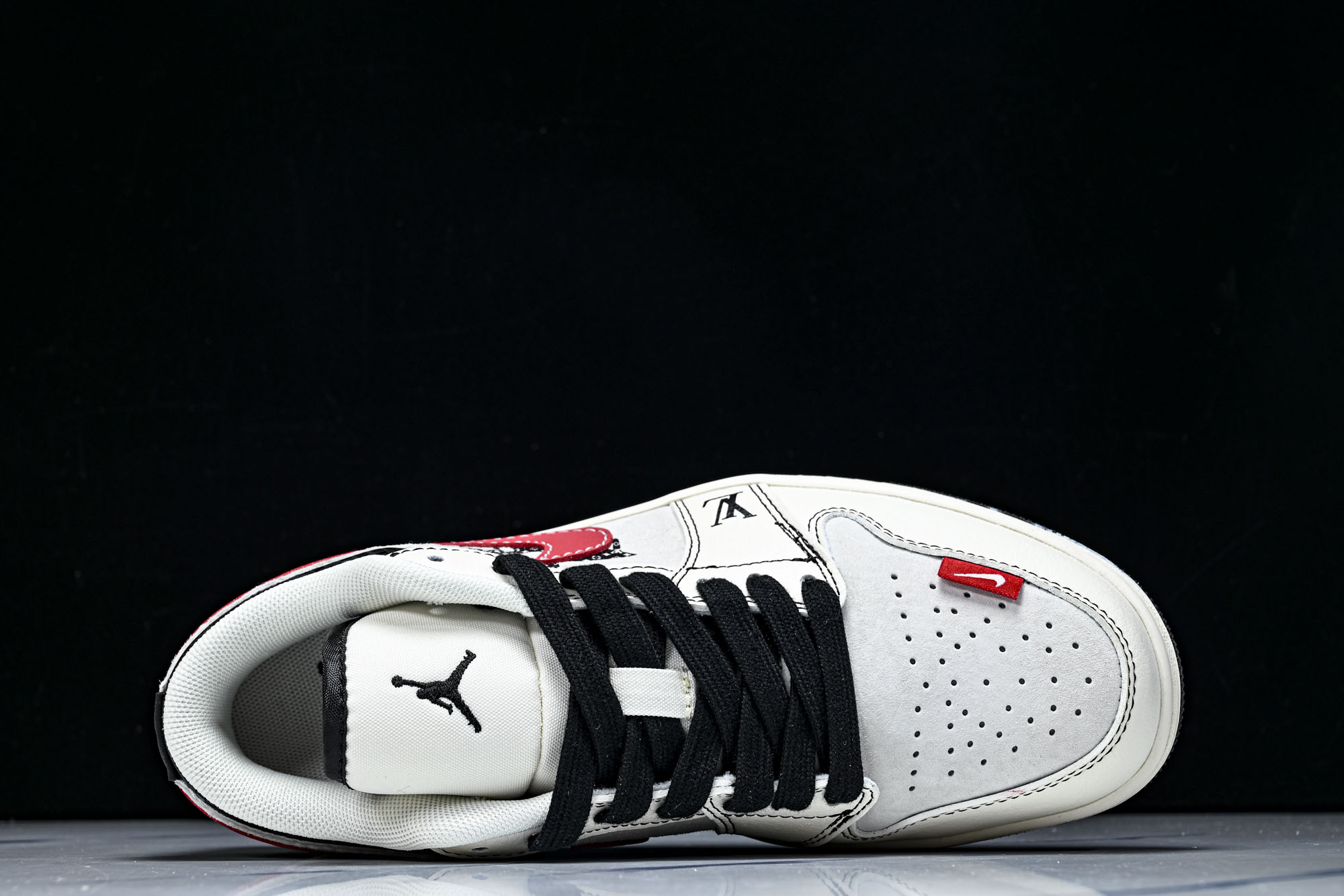 Air Jordan 1 Low 乔1古驰联名- 高端定制 低帮复古篮球鞋CW668-106 YZ039