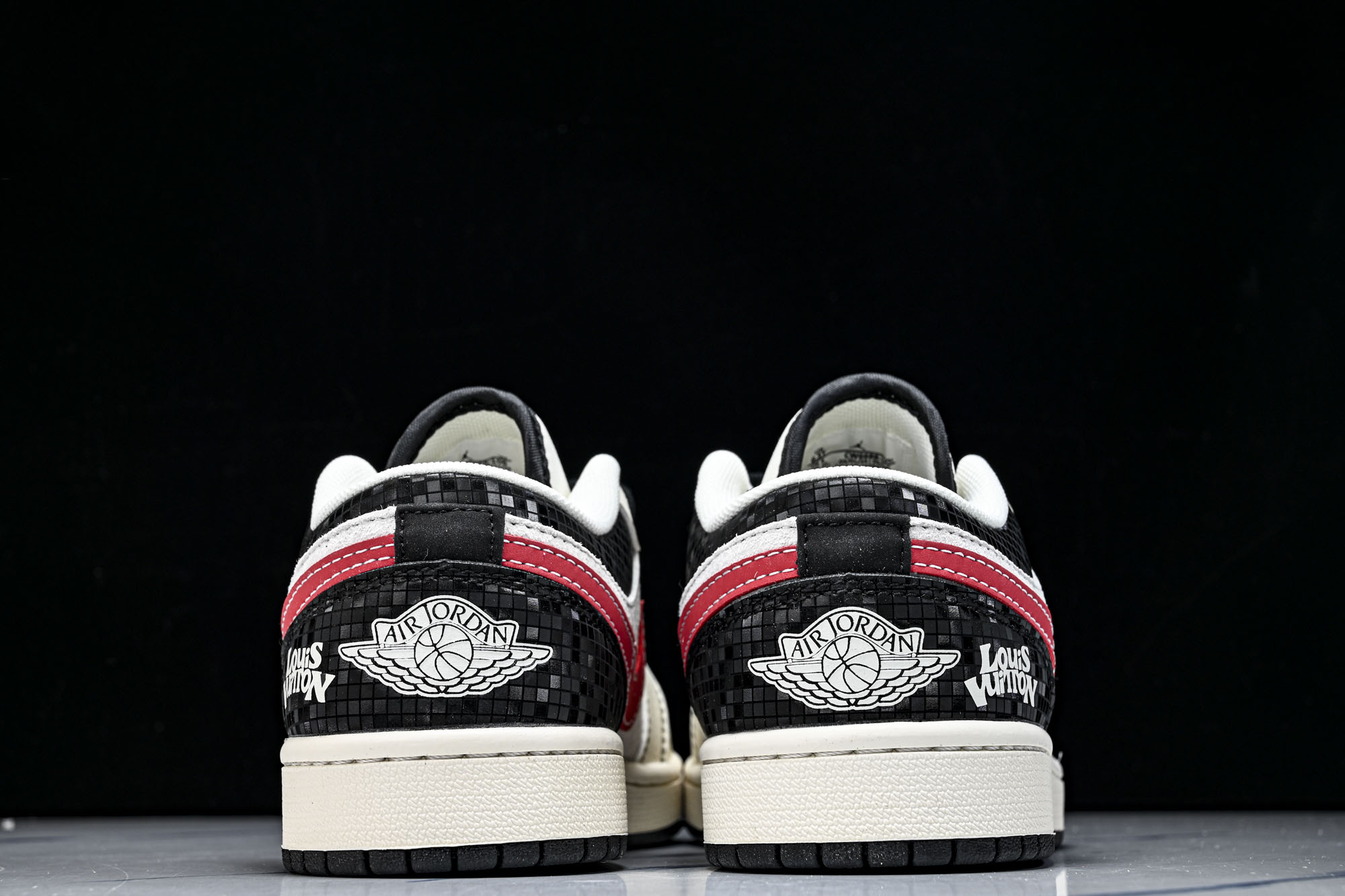 Air Jordan 1 Low 乔1古驰联名- 高端定制 低帮复古篮球鞋CW668-106 YZ039