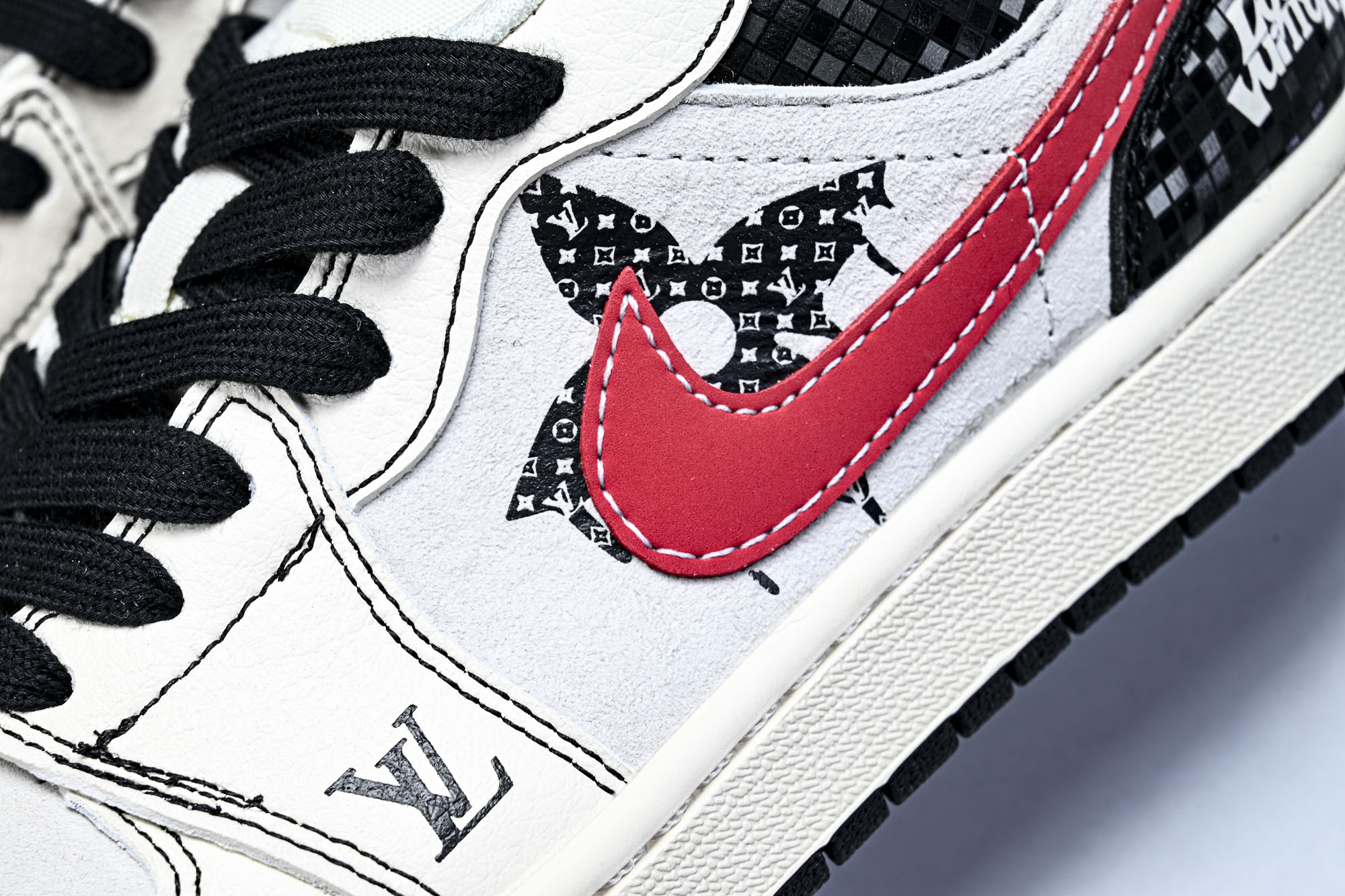 Air Jordan 1 Low 乔1古驰联名- 高端定制 低帮复古篮球鞋CW668-106 YZ039