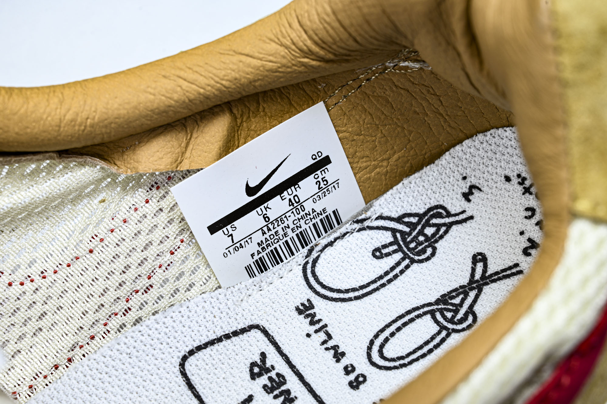 Tom Sachs x Nike Mars Yard 2.0 宇航员 AA2261-100 YZ0053