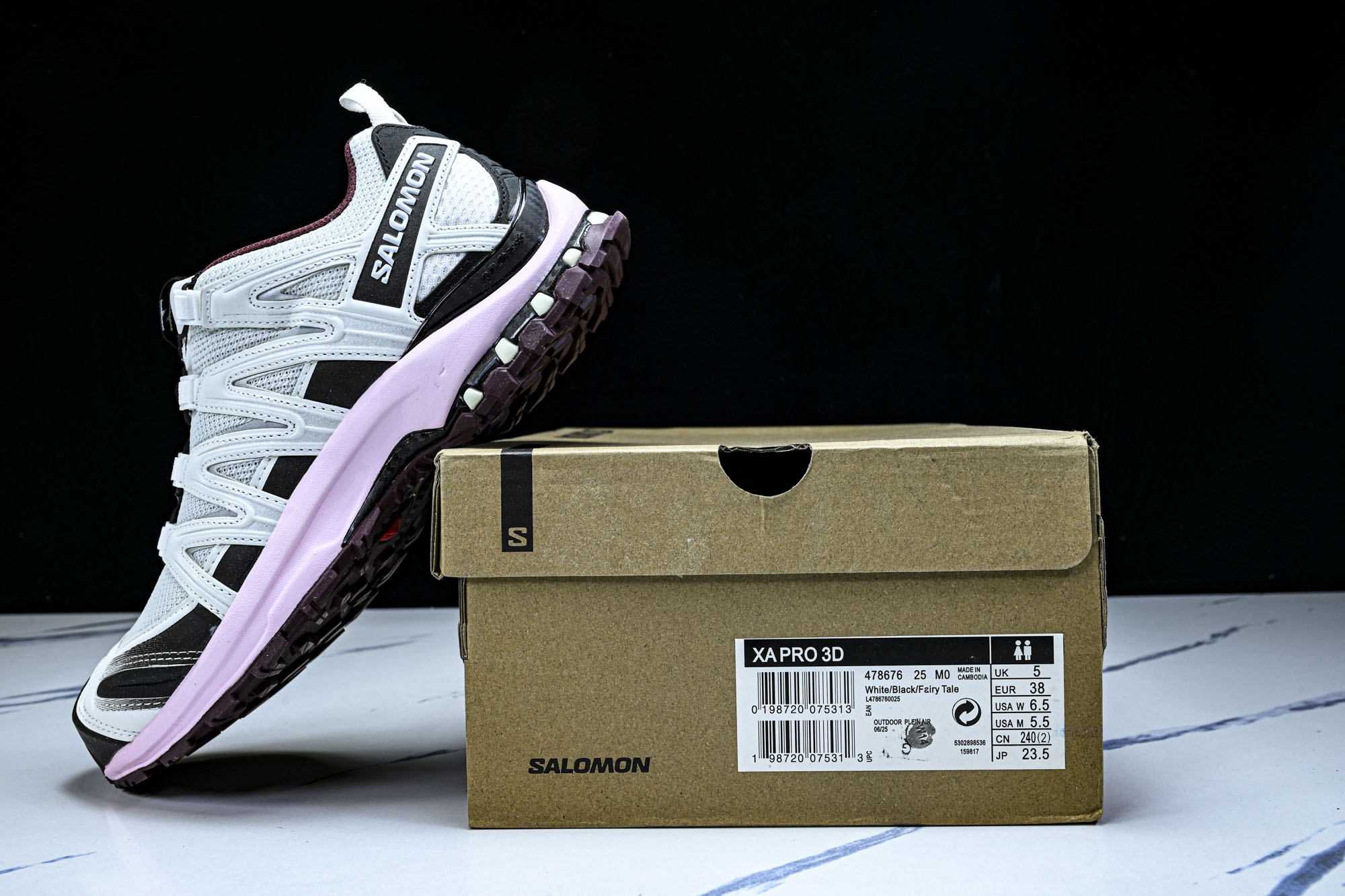 Salomon XA PRO 3D 萨洛蒙户外越野跑鞋 -20 YZ020鞋面采用SENSIFIT贴合技