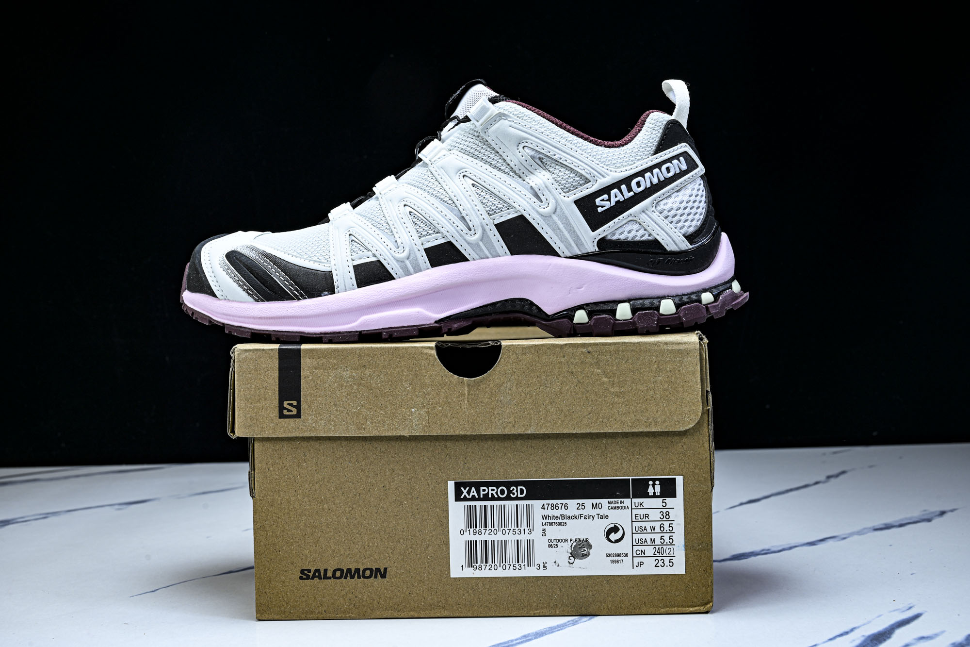 Salomon XA PRO 3D 萨洛蒙户外越野跑鞋 -20 YZ020鞋面采用SENSIFIT贴合技