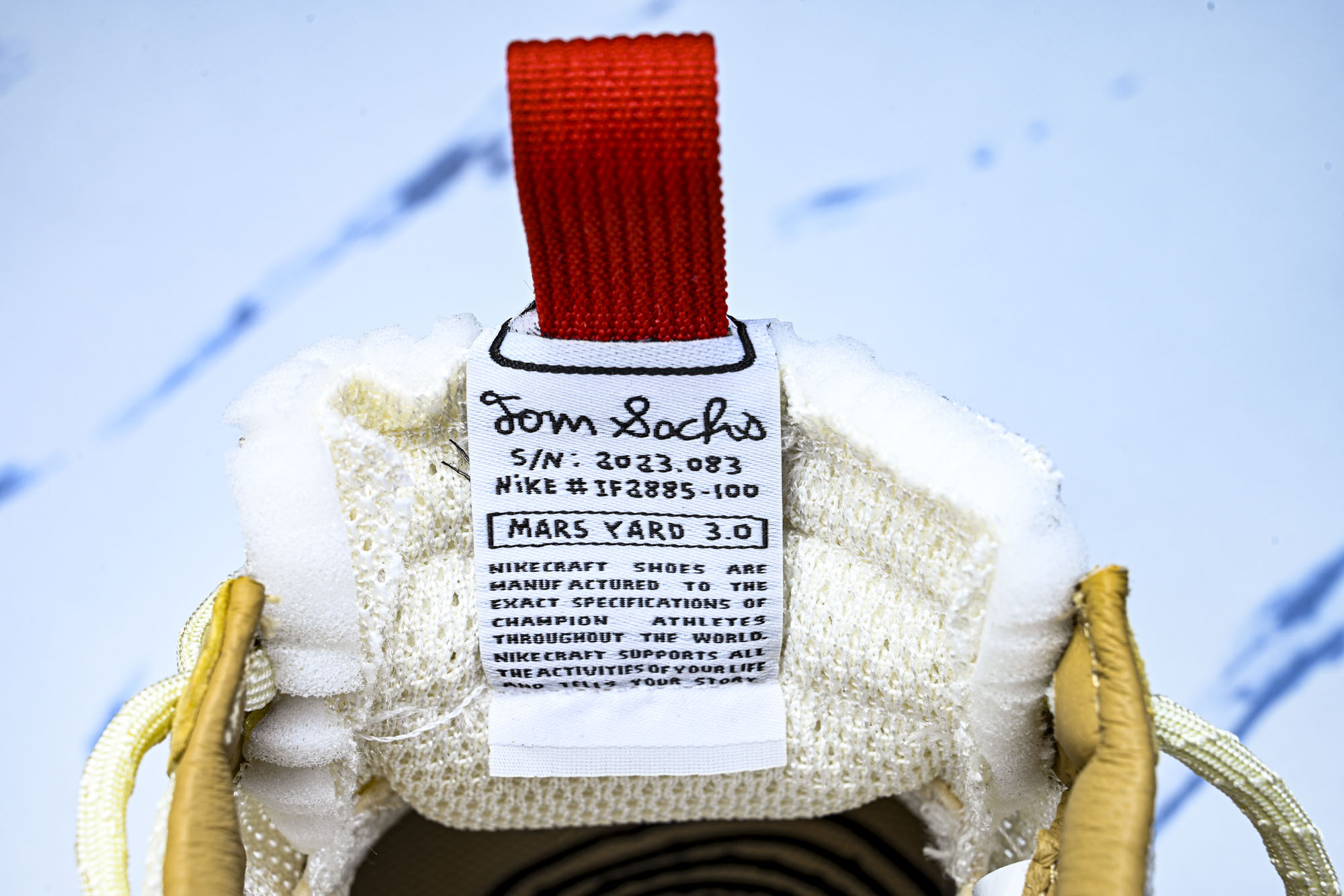 NK Craft Mars Yard Shoe 3.0 Tom Sachs Space Camp 白黄红