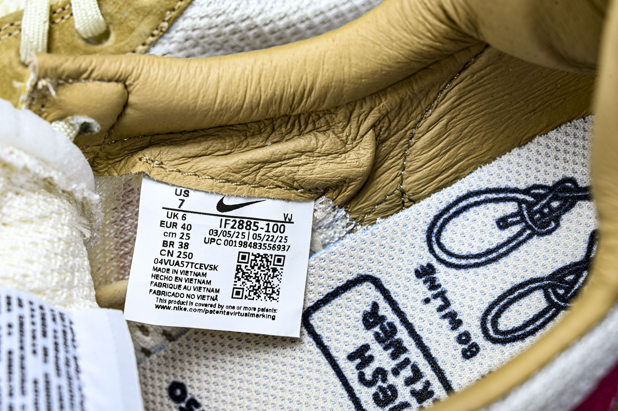 NK Craft Mars Yard Shoe 3.0 Tom Sachs Space Camp 白黄红
