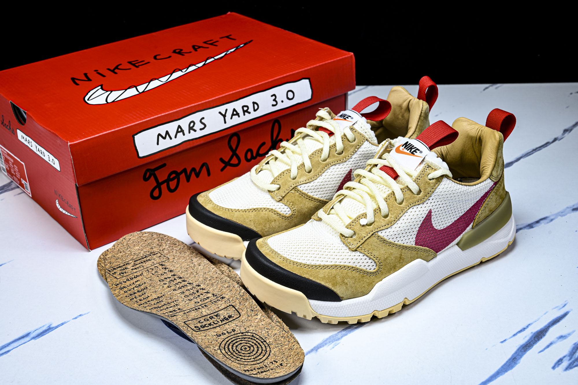 NK Craft Mars Yard Shoe 3.0 Tom Sachs Space Camp 白黄红